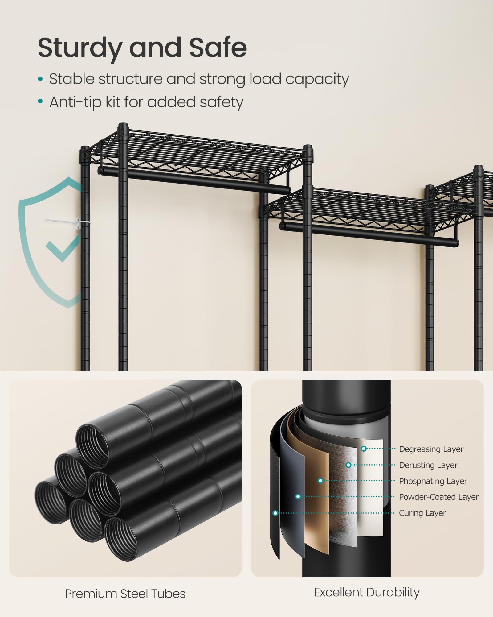Heavy Duty Clothes Rack