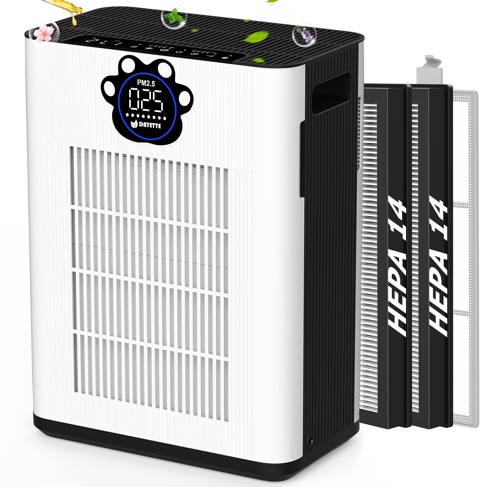 Pet Air Purifier for Home Large Room 3400 Ft²