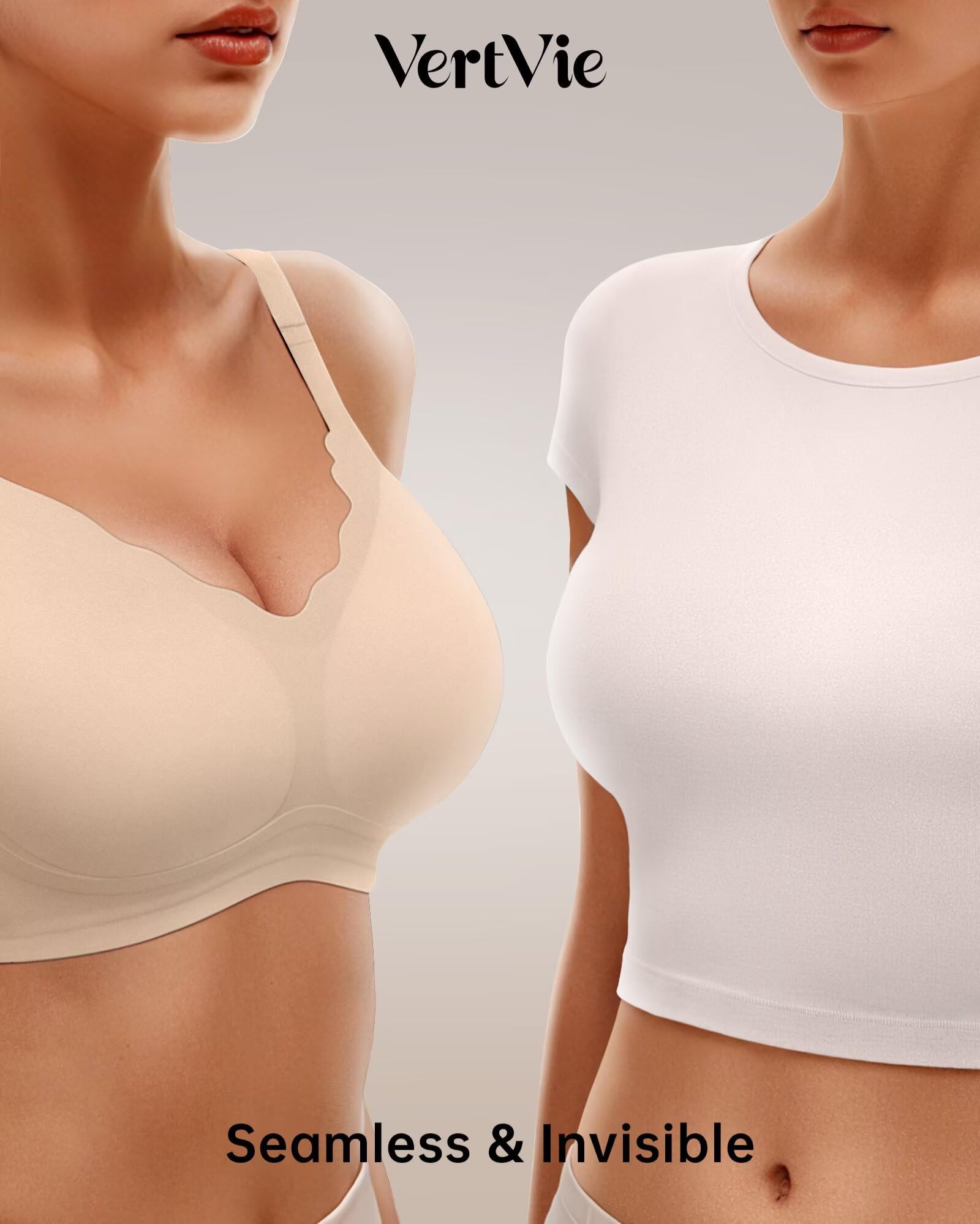 Seamless Jelly Bra No Underwire Supportive Bralette