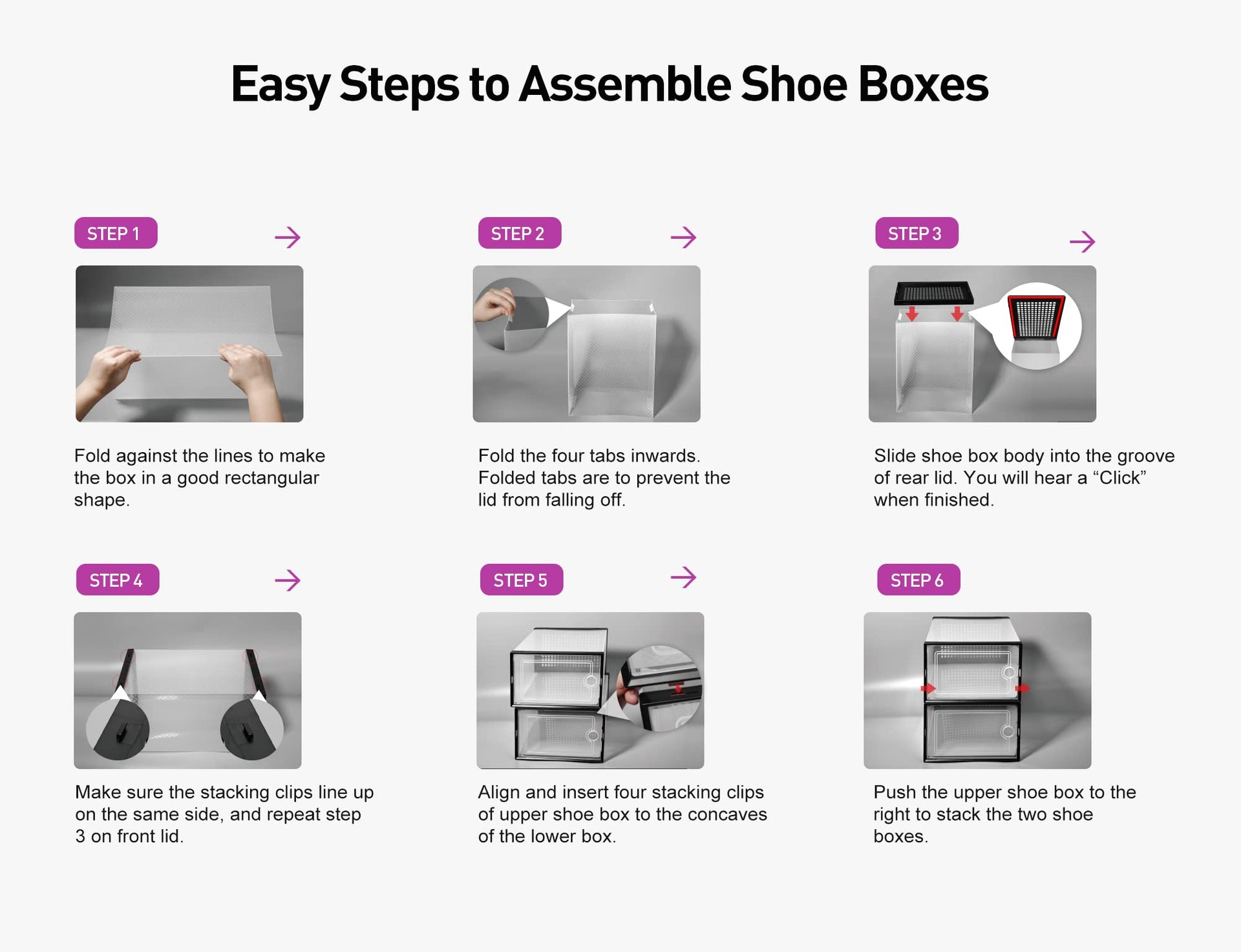 X Large Shoe Storage Boxes 12 Pack (12 Count)