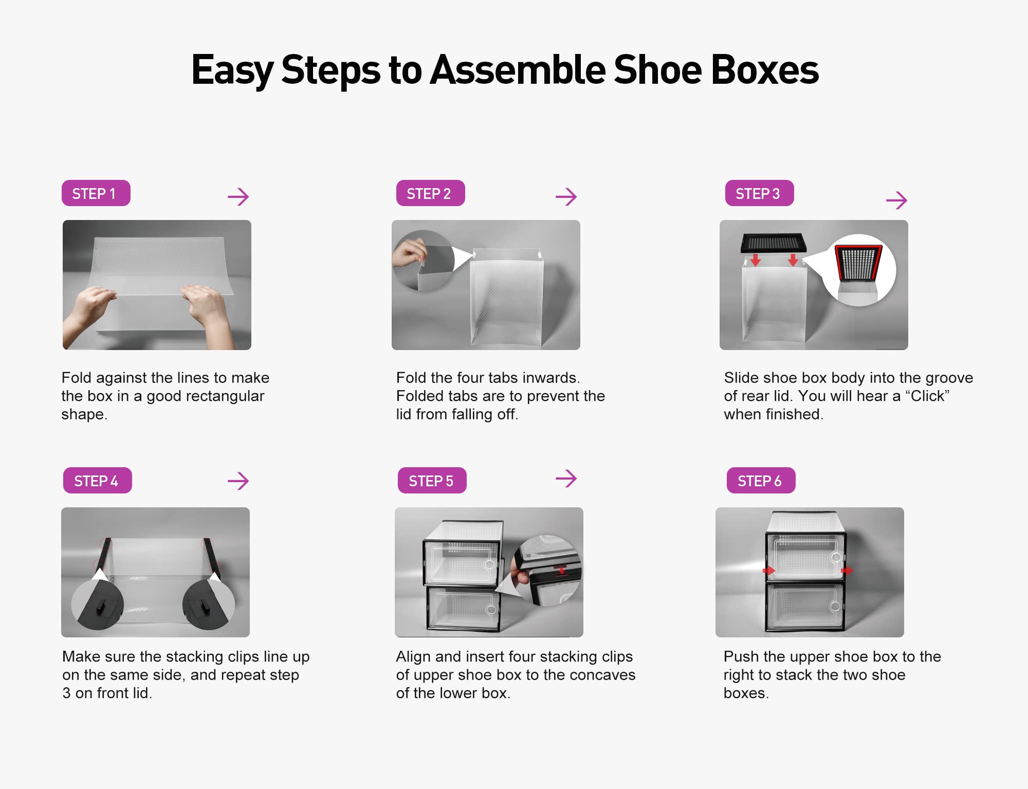 X Large Shoe Storage Boxes 12 Pack (12 Count)