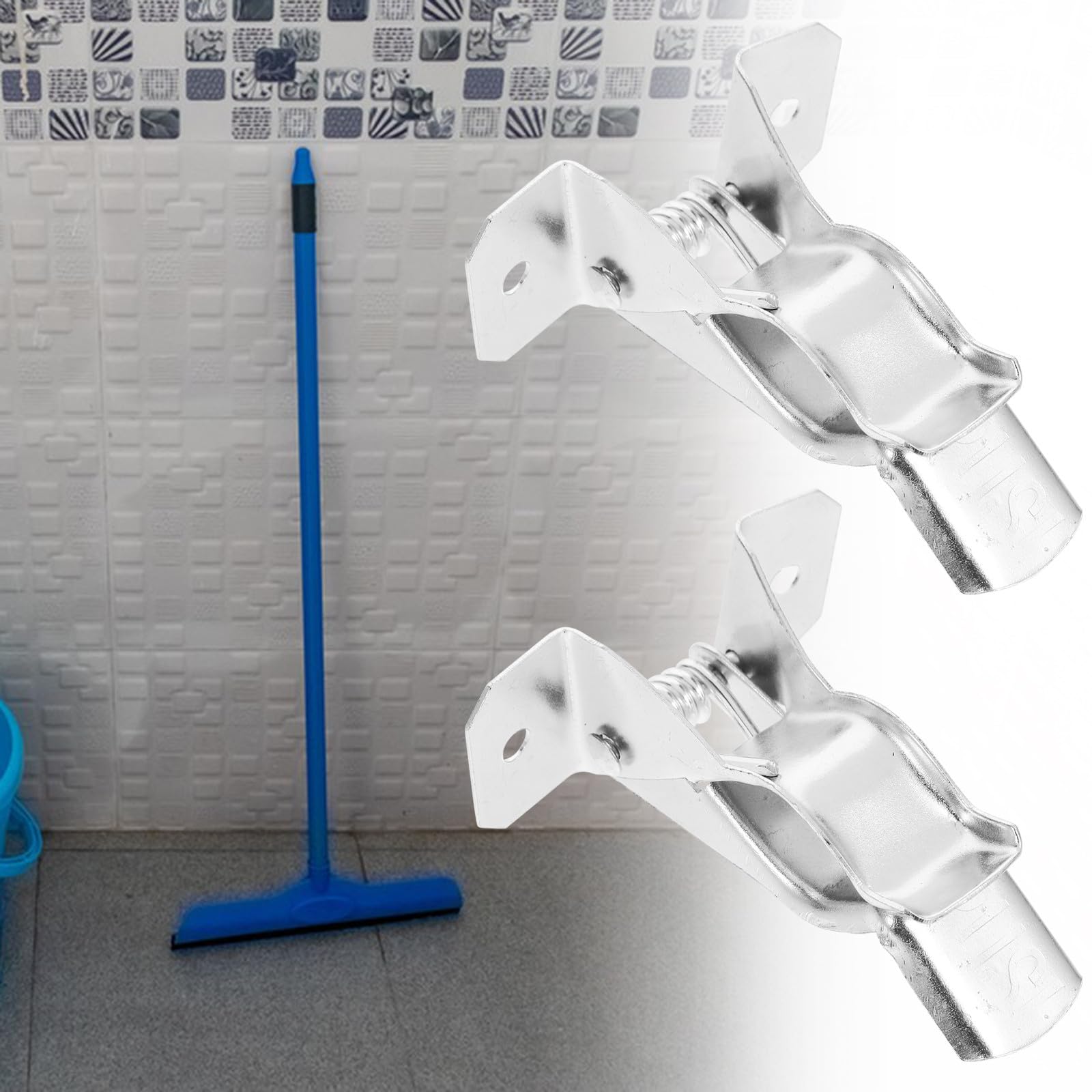 10pcs Wall Broom Holder and Mop Holder Iron Wall