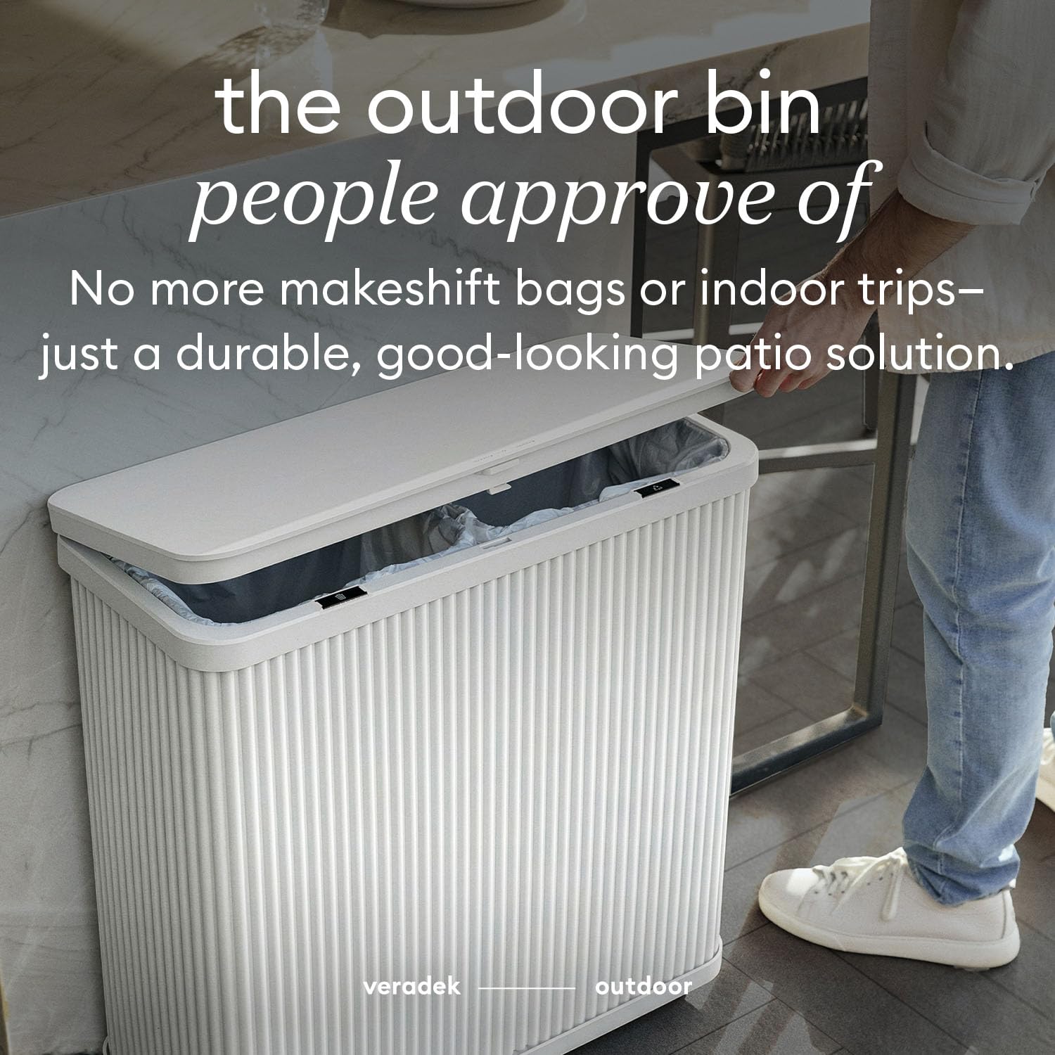 Tambour Waste Bin (2 Count)