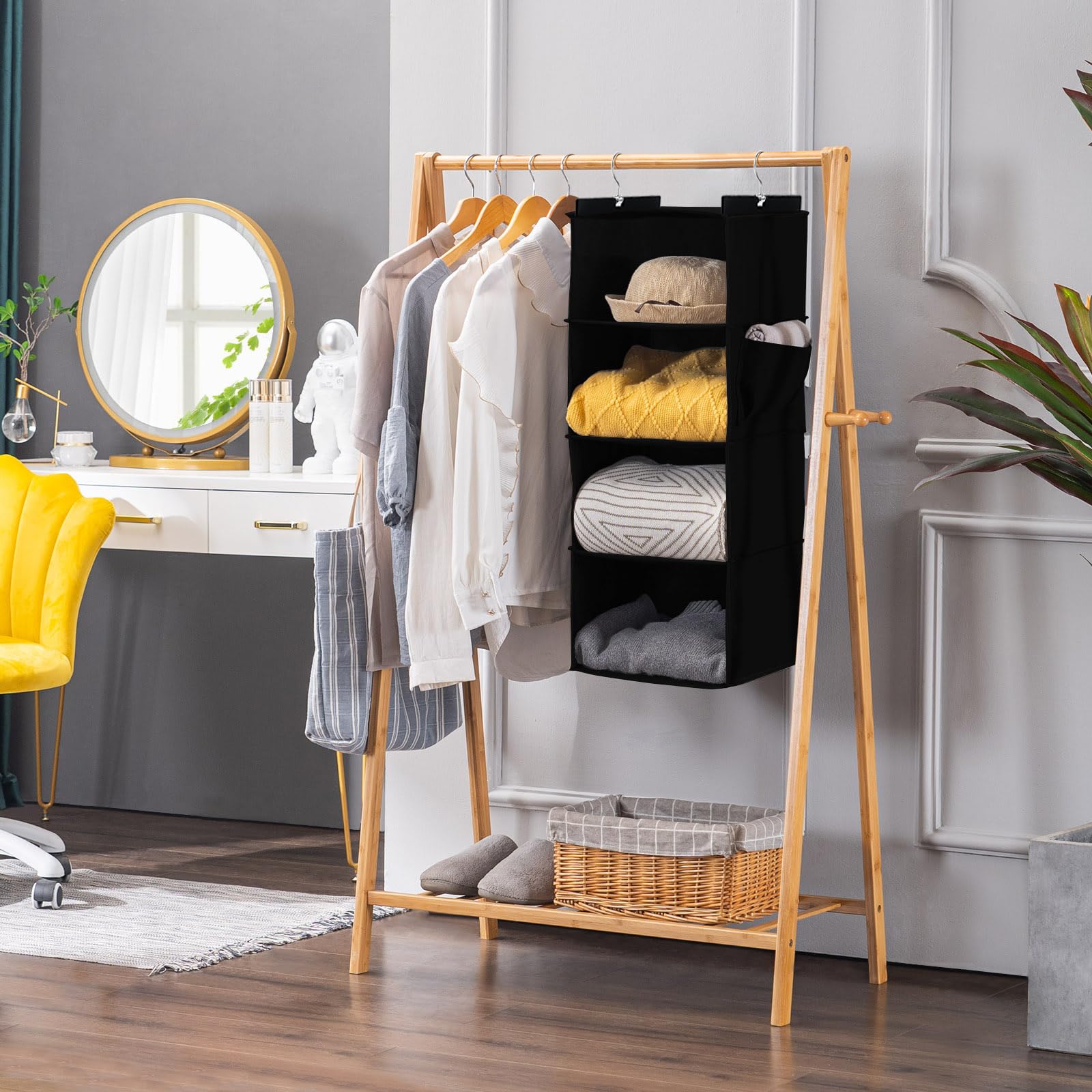 Hanging Closet Organizer and Storage for Clothes