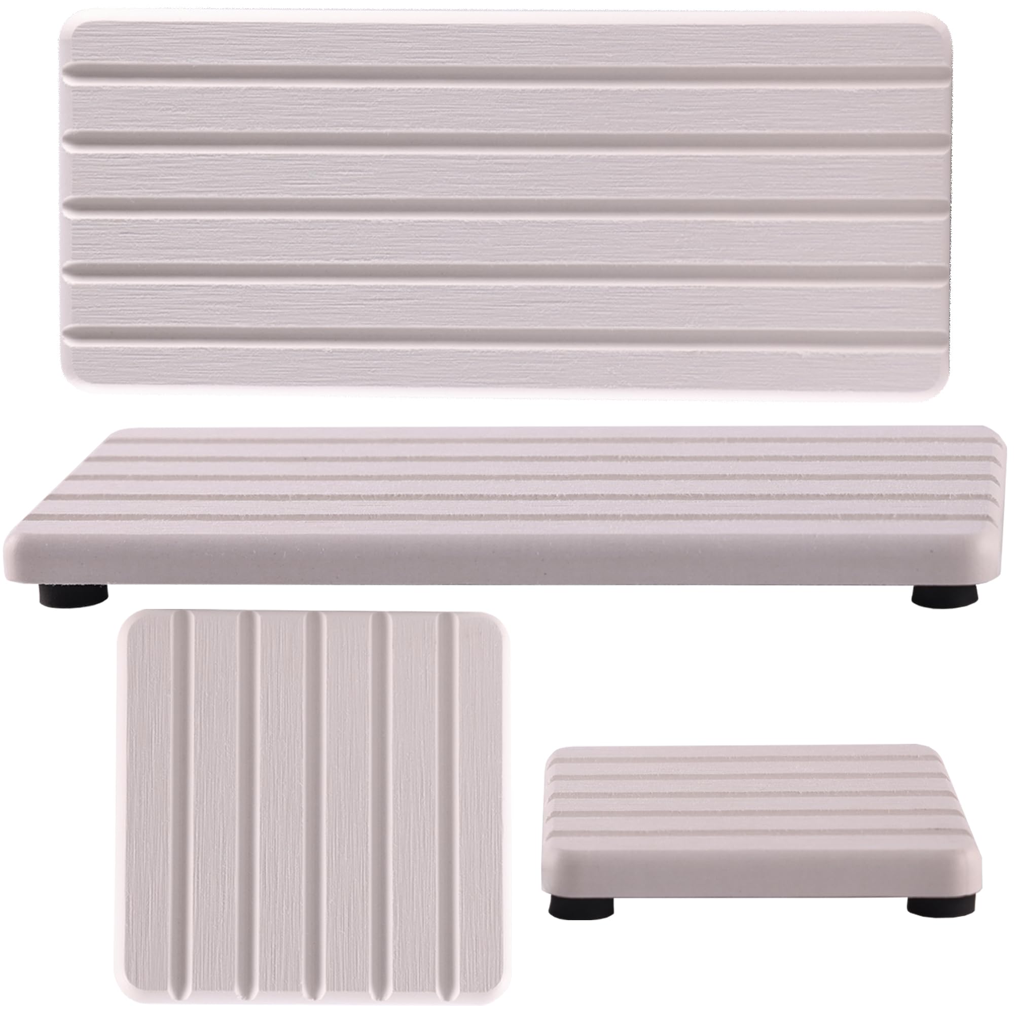 Set of 4 Water Absorbent Diatomite Coasters (4 Count)