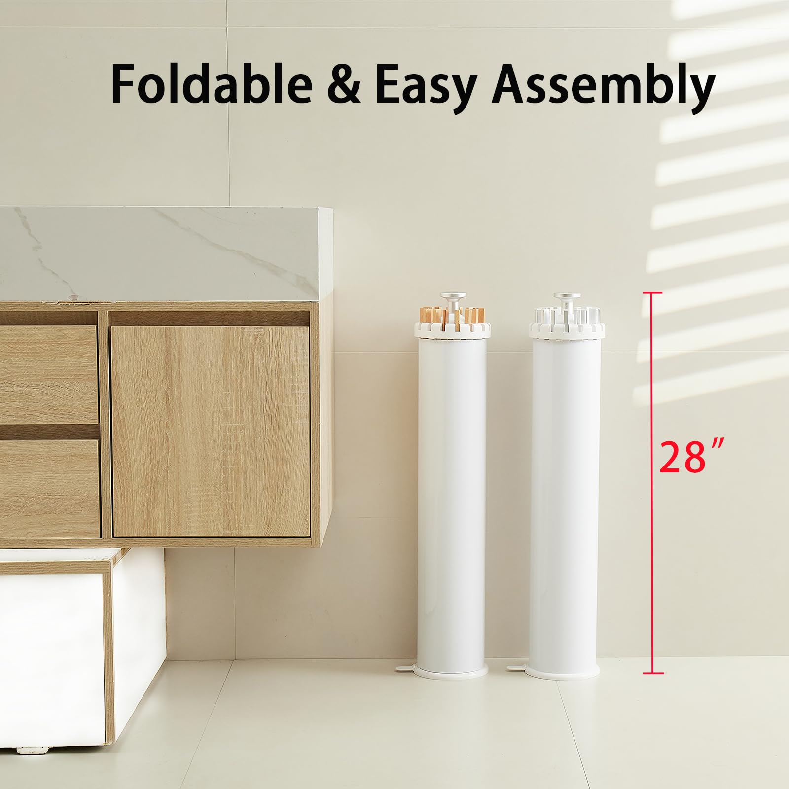 Foldable Clothes Drying Rack Tripod with Aluminum 12 Rods