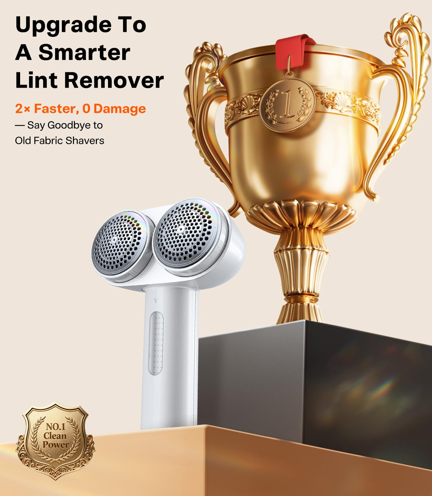 Dual Head Fabric Shaver
