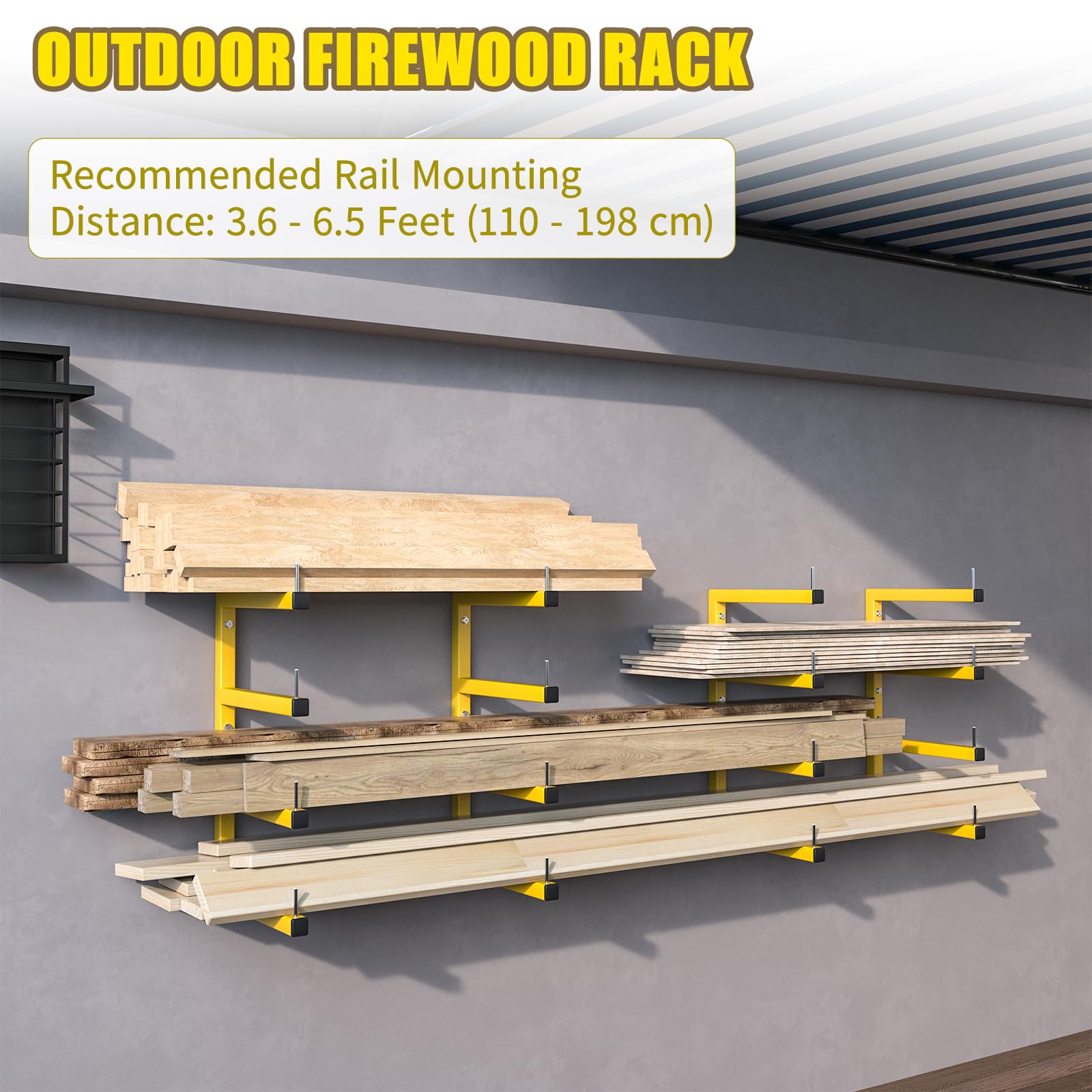 2 Pack Lumber Storage Rack (2 Count)