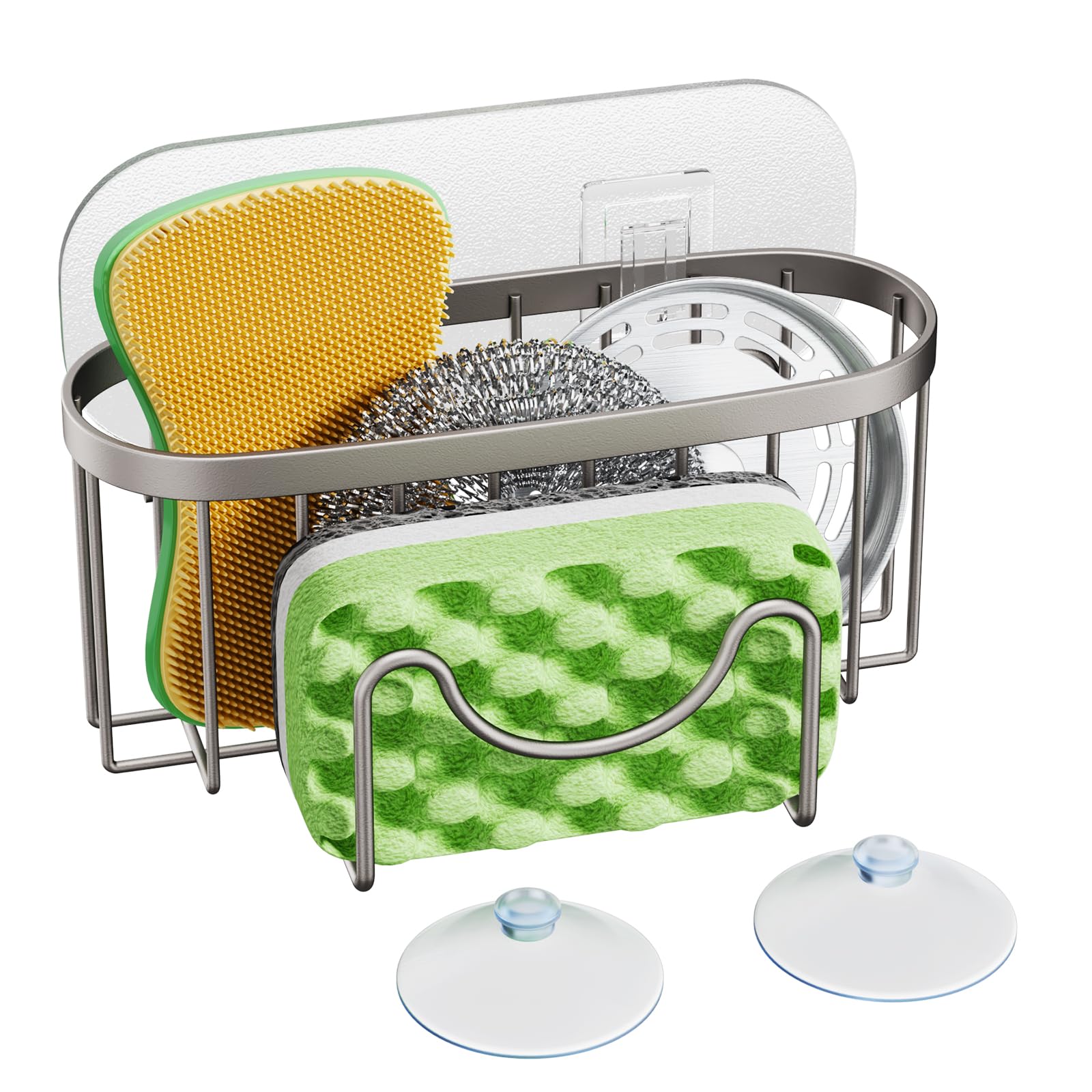 Multifunctional Kitchen Sponge Holder with Unique M