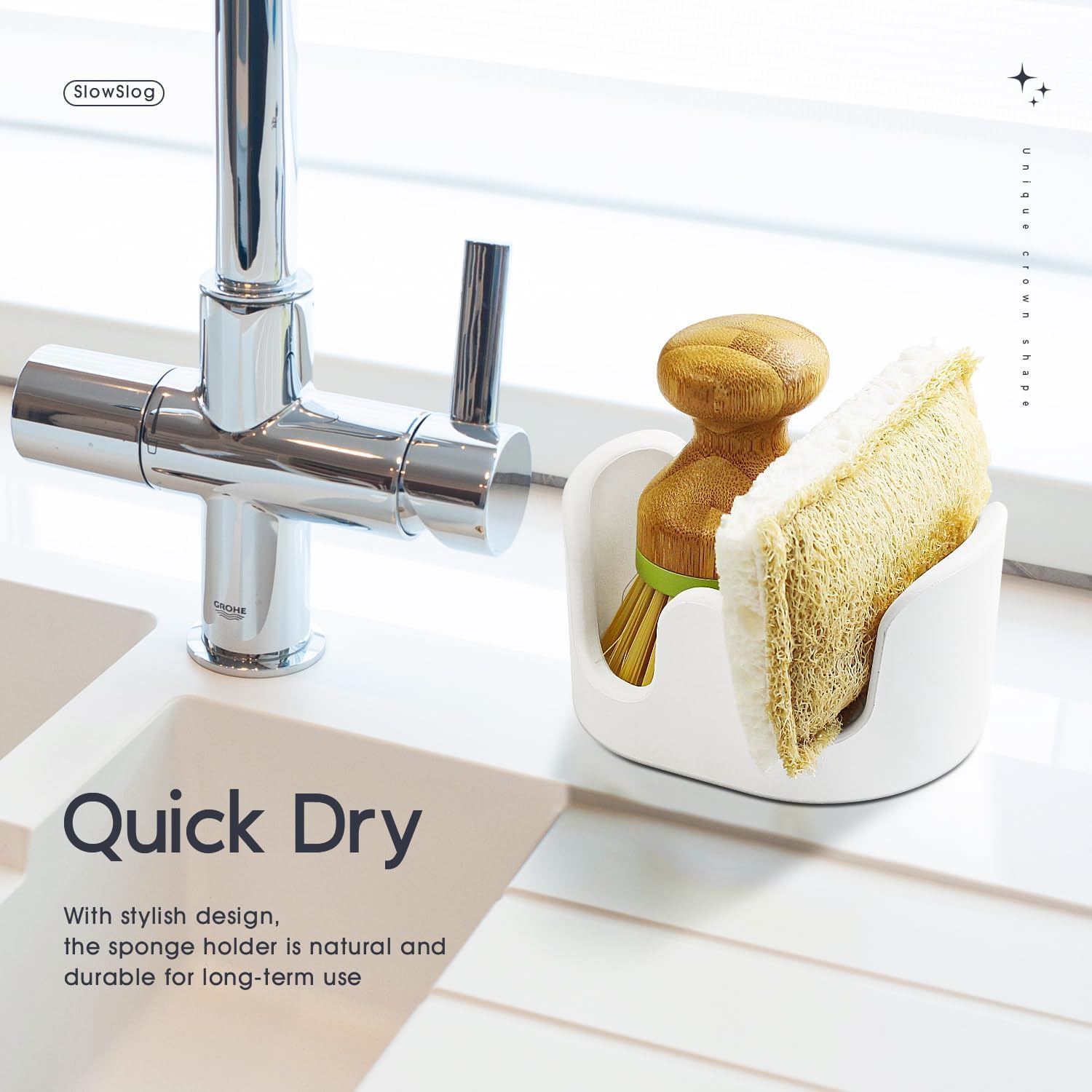 2 Pack Double Sponge Holder (2 Count)