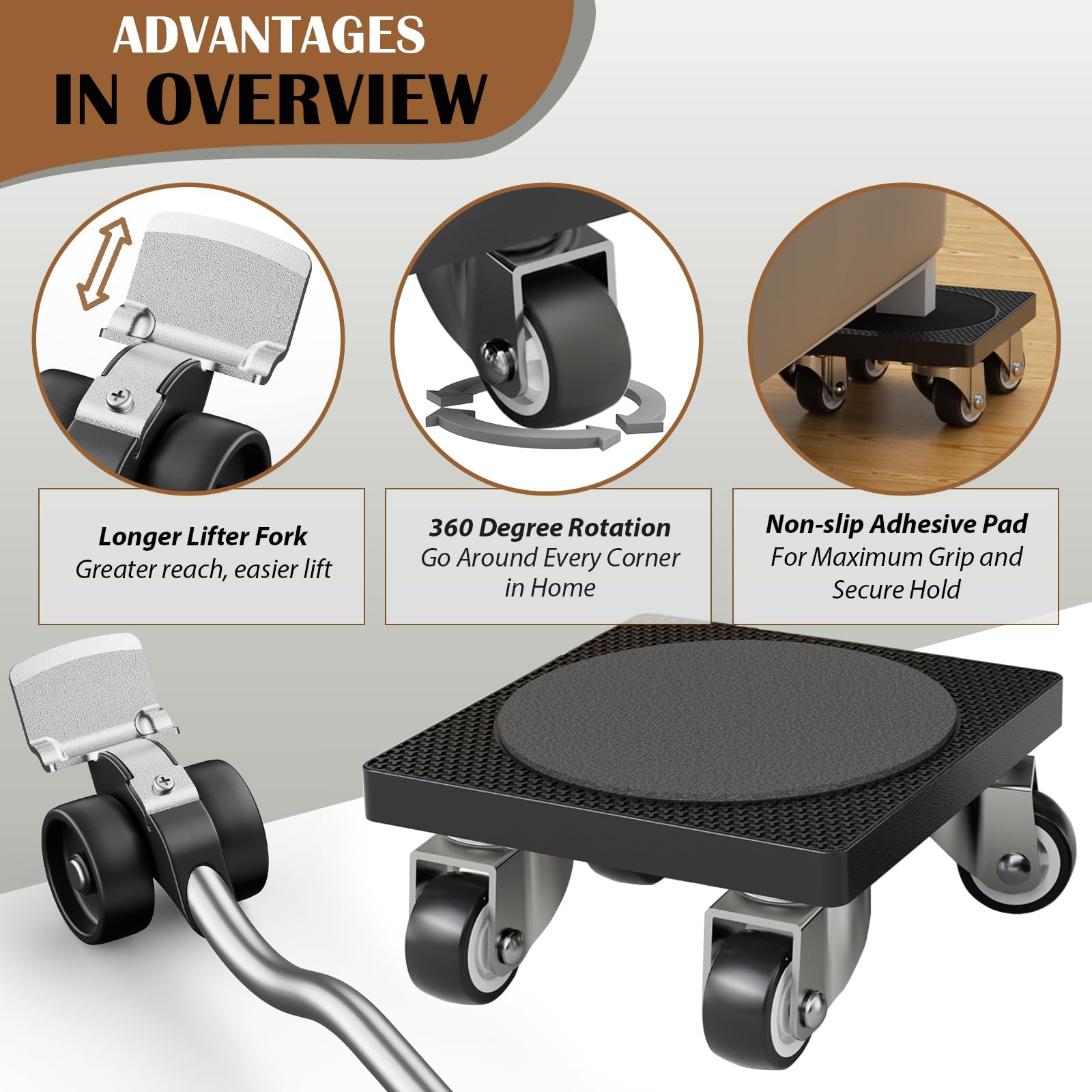 Furniture Mover with Wheels