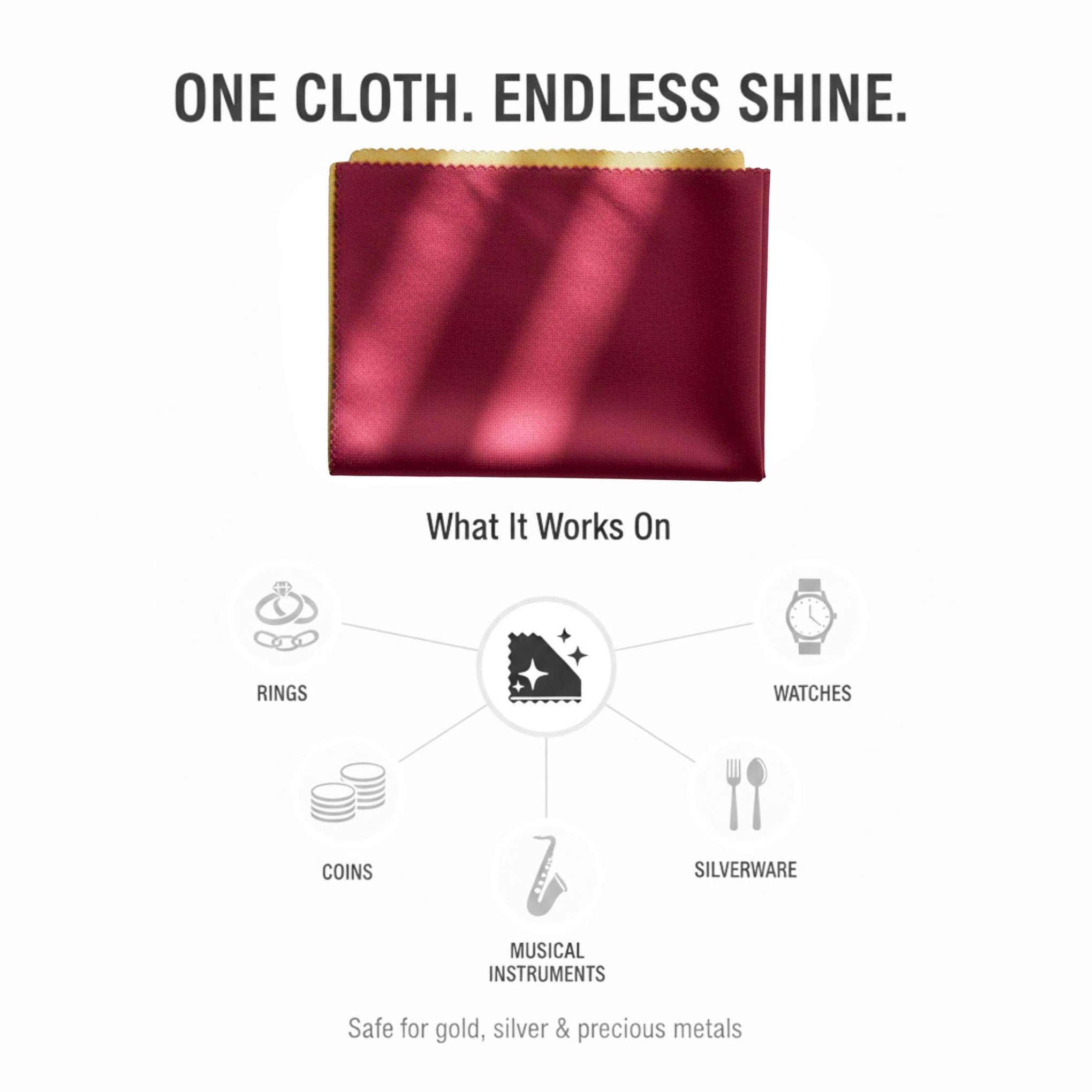 Silver Polishing Rouge Cloth