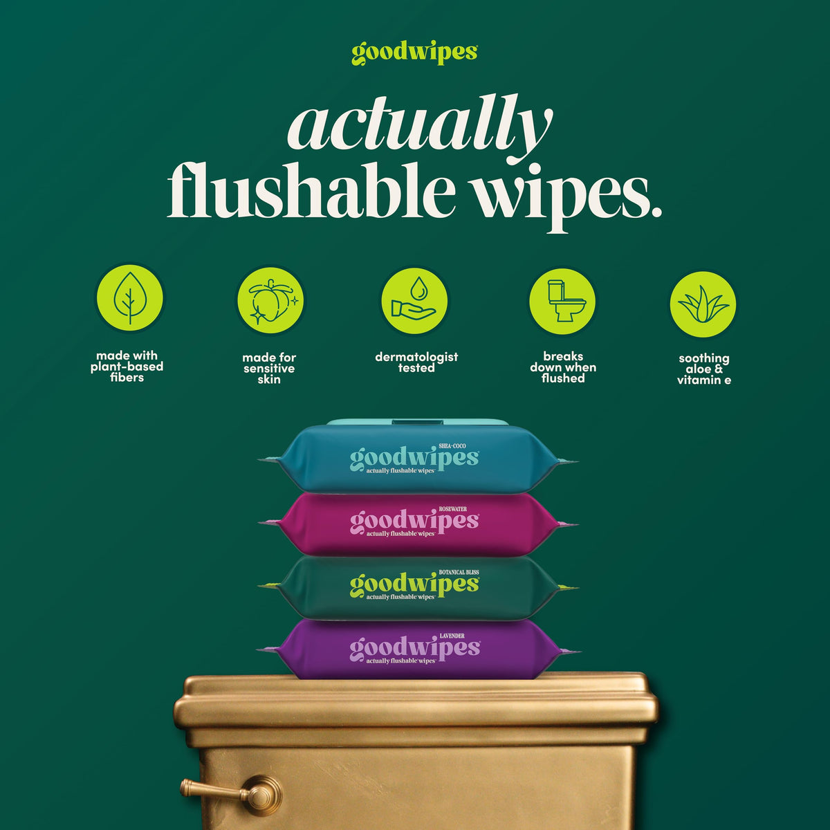 Flushable Wipes (418 Count)