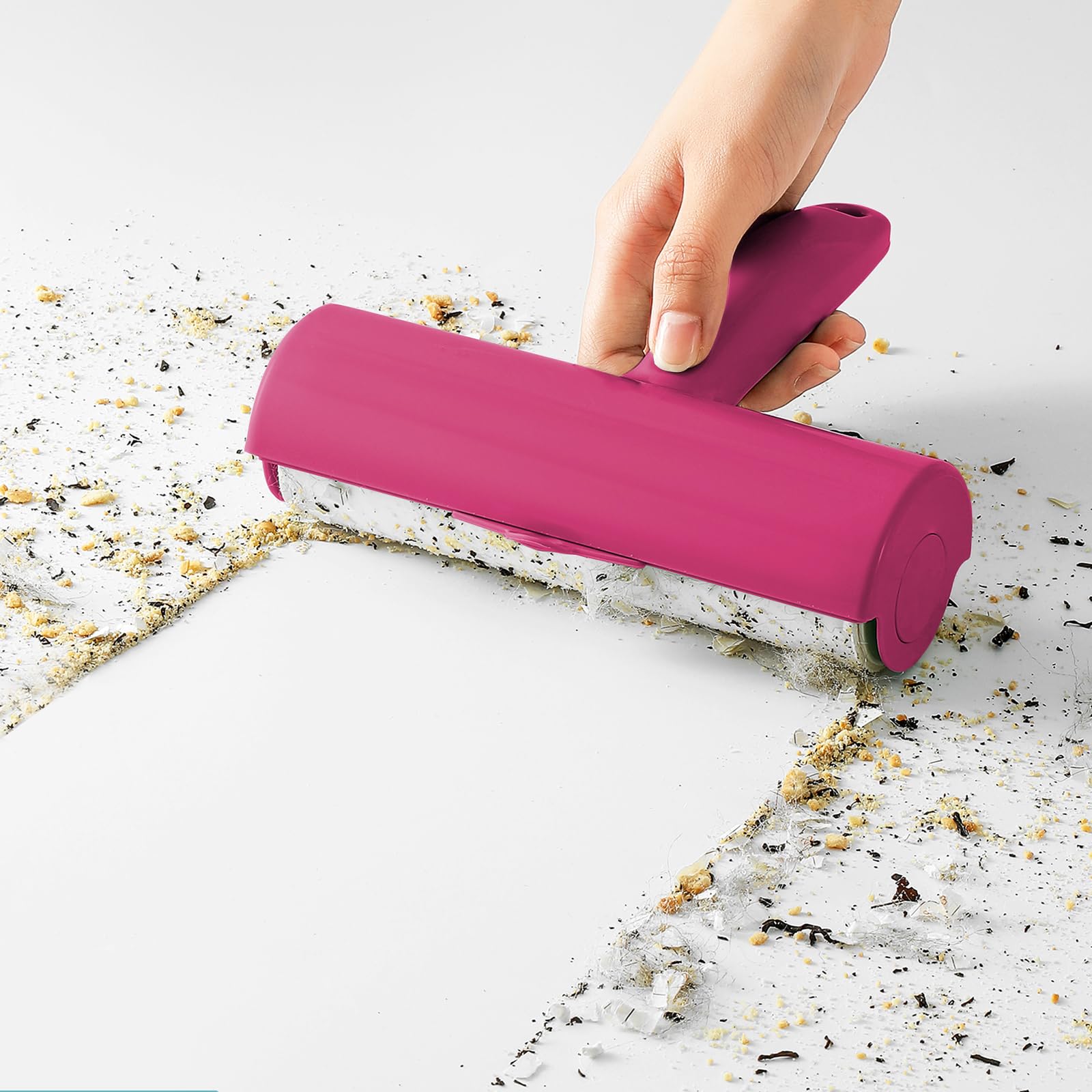 6.3 inch Large Lint Roller Refills Compatible with PetLovers BomDa YabeePet Fedicelly Large Lint Rollers for Pet Hair Extra Sticky 60 Sheets per Refill Pack of 5 Rolls 300 Sheets Total (300 Count)