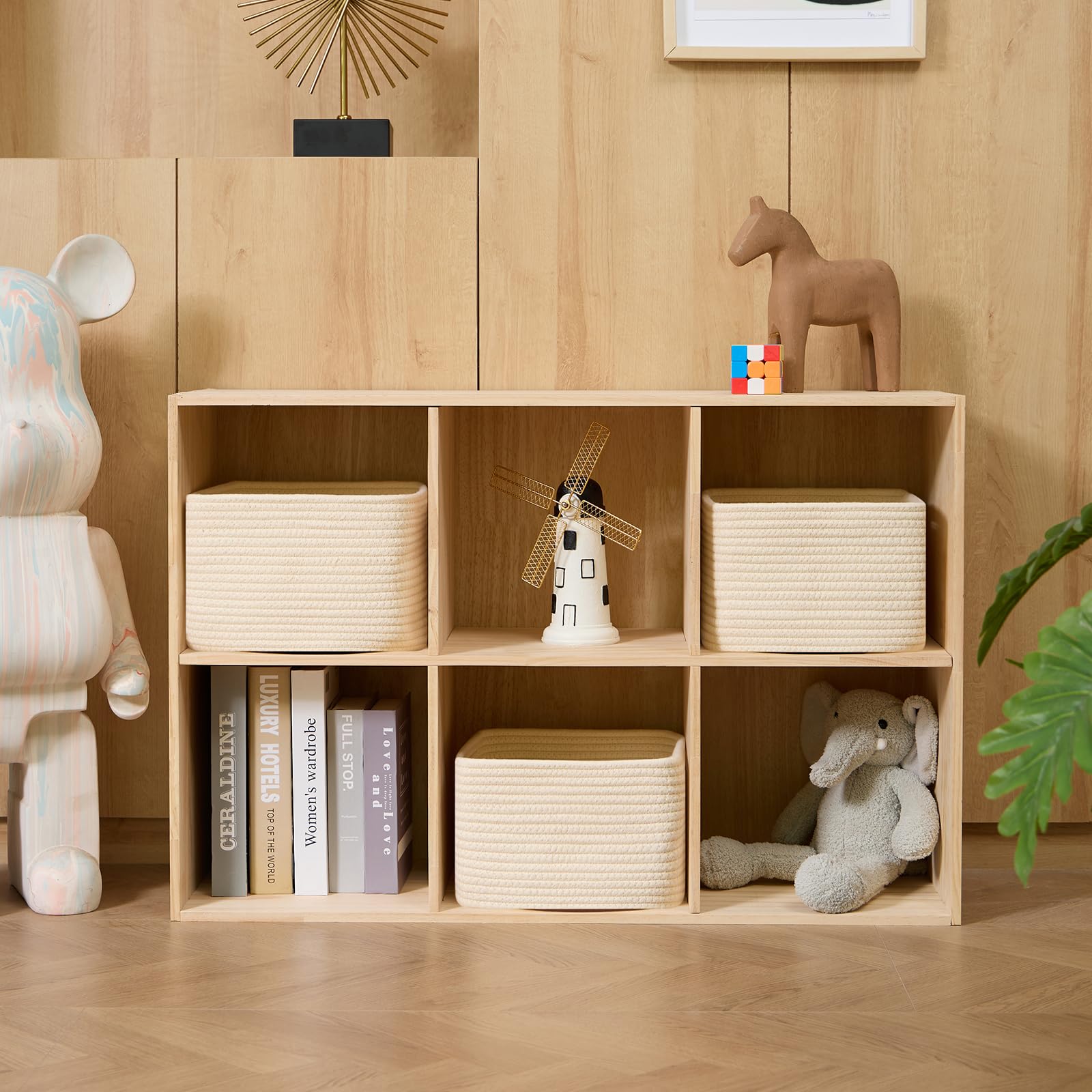 Small Organizing Baskets for Cubes Shelf (3 Count)