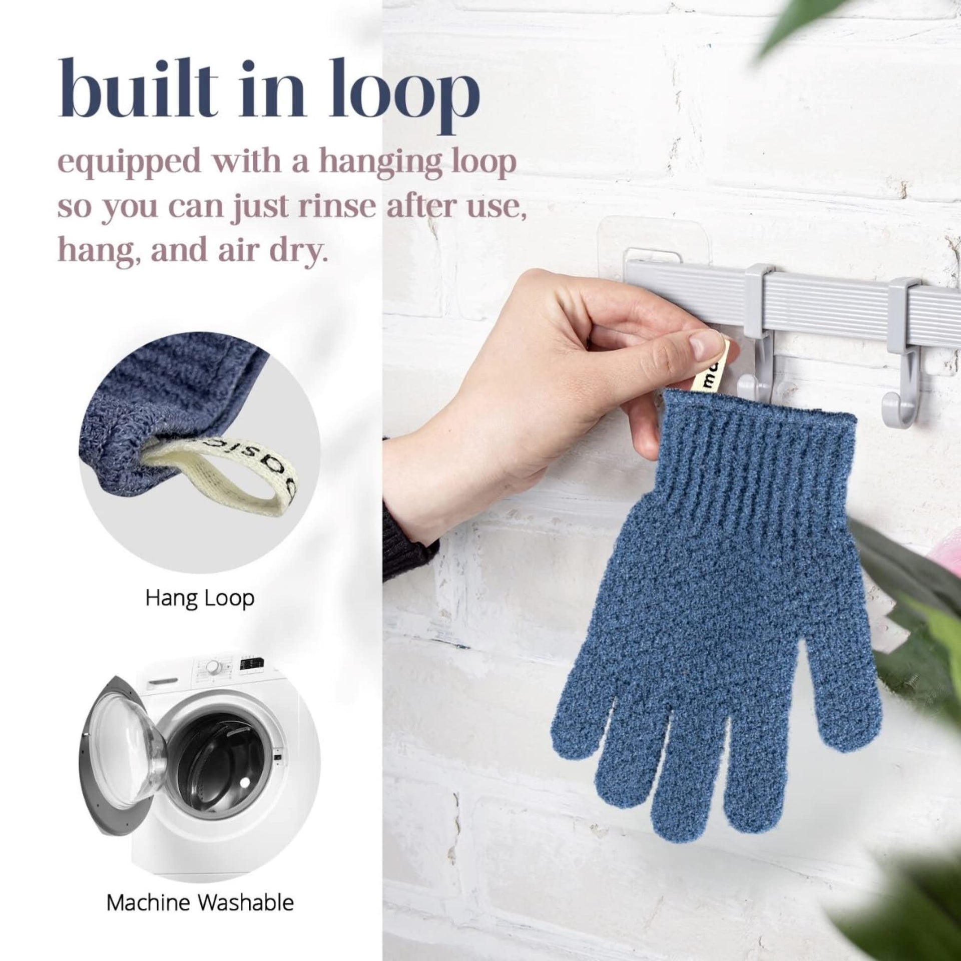Deep Exfoliating Bath Gloves (2 Count)