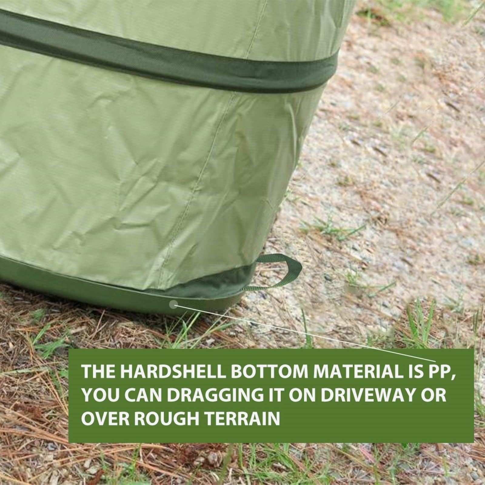 45 Gallon Hard Bottom Collapsible Garden Bag