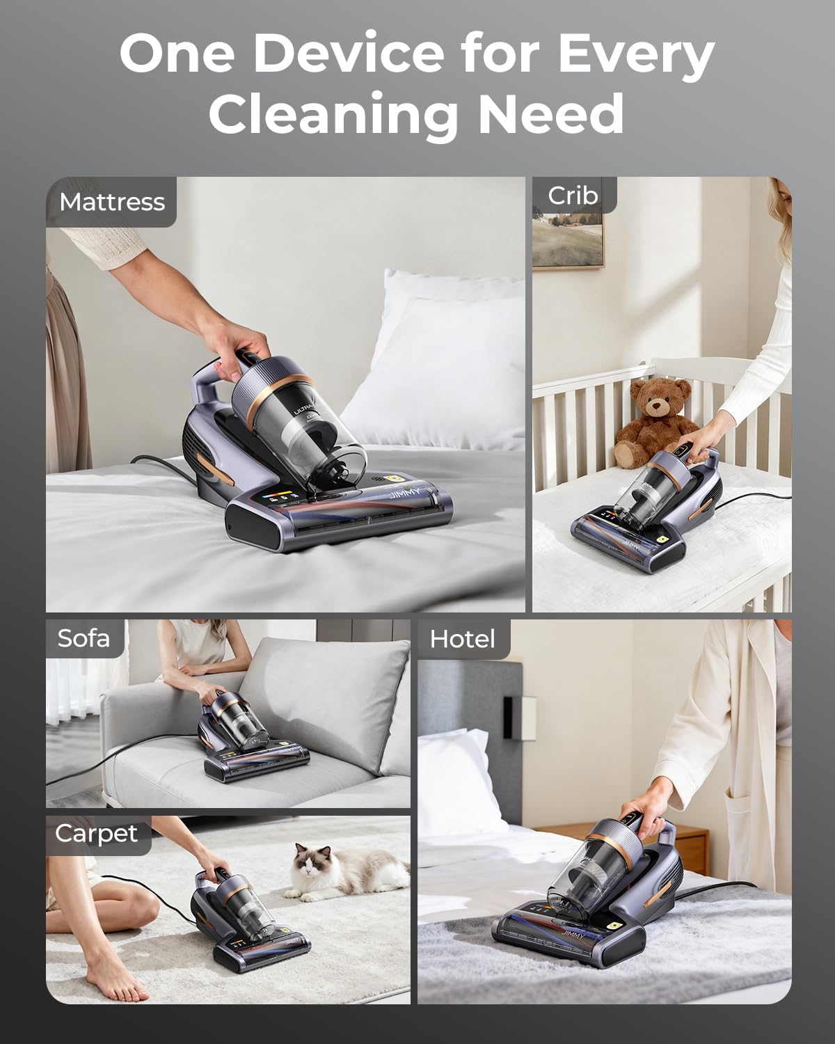 BX7 Pro Max Graphene Mattress Vacuum Cleaner with Dust Sensor