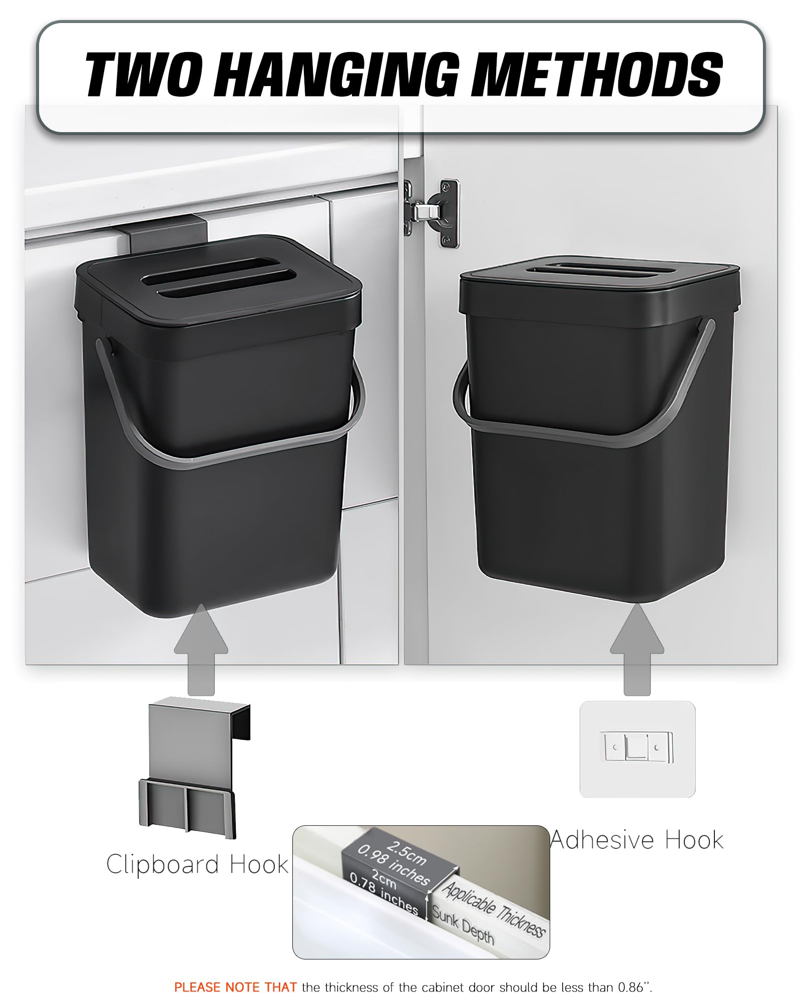 1.3 Gal Kitchen Compost Bin