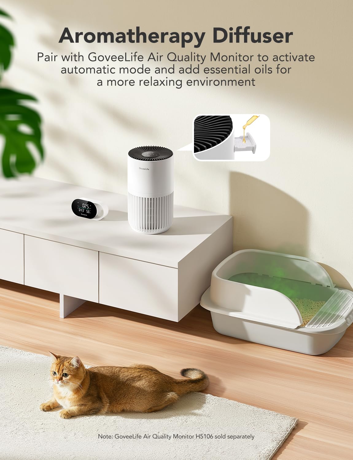 Smart Mini Air Purifier for Bedroom