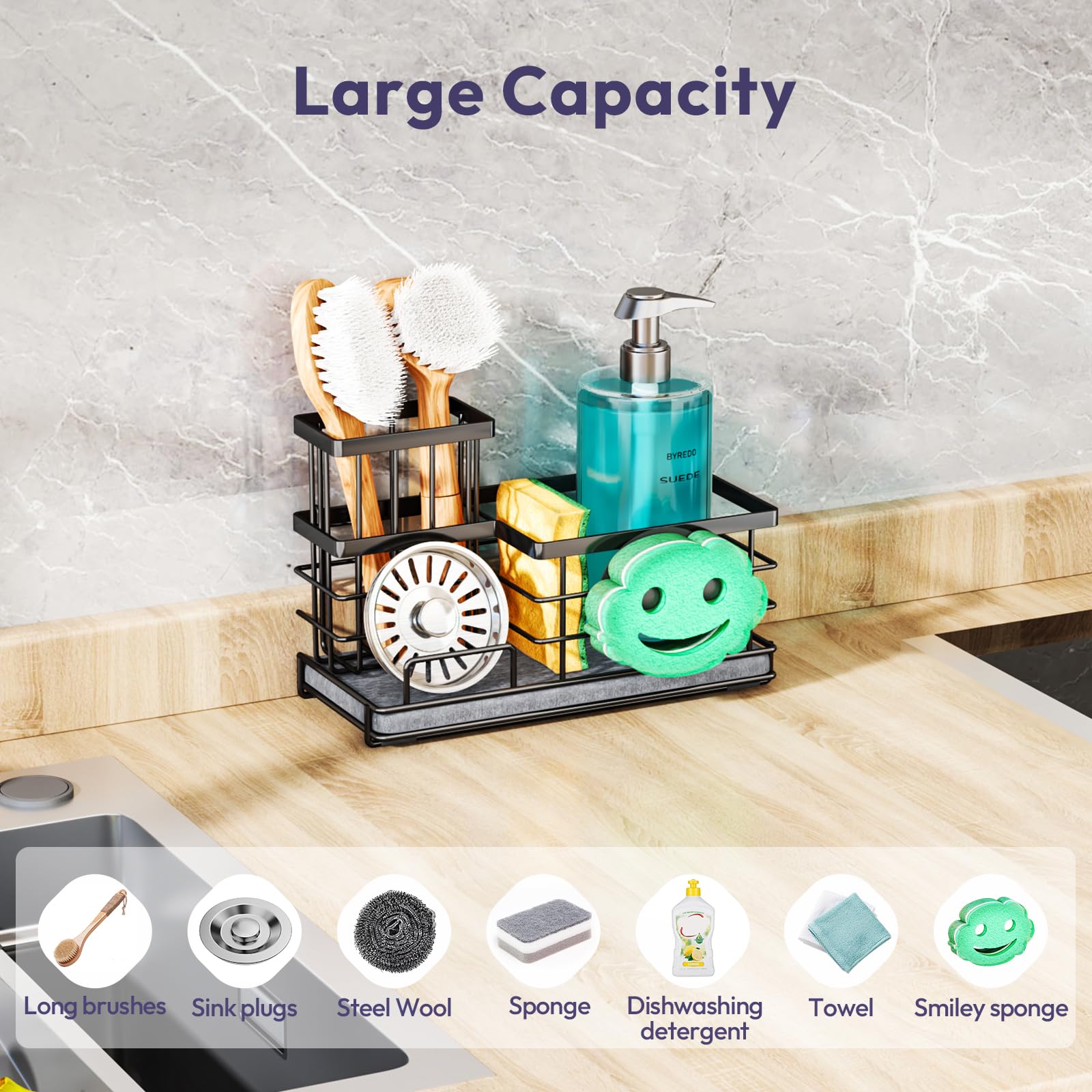 Kitchen Sink Caddy Organizer