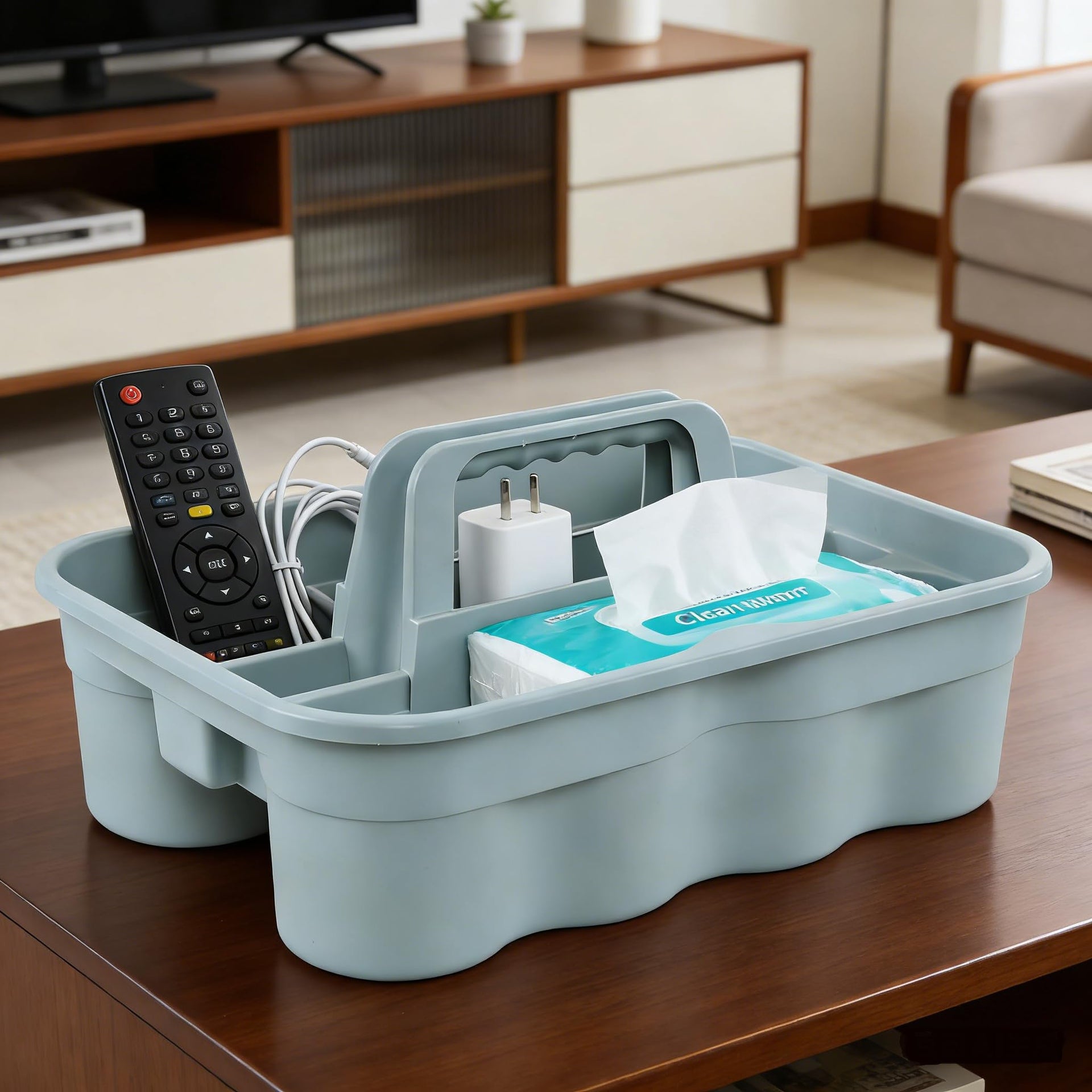 Bathroom Cleaning Caddy Organizer with Handle (4 Count)