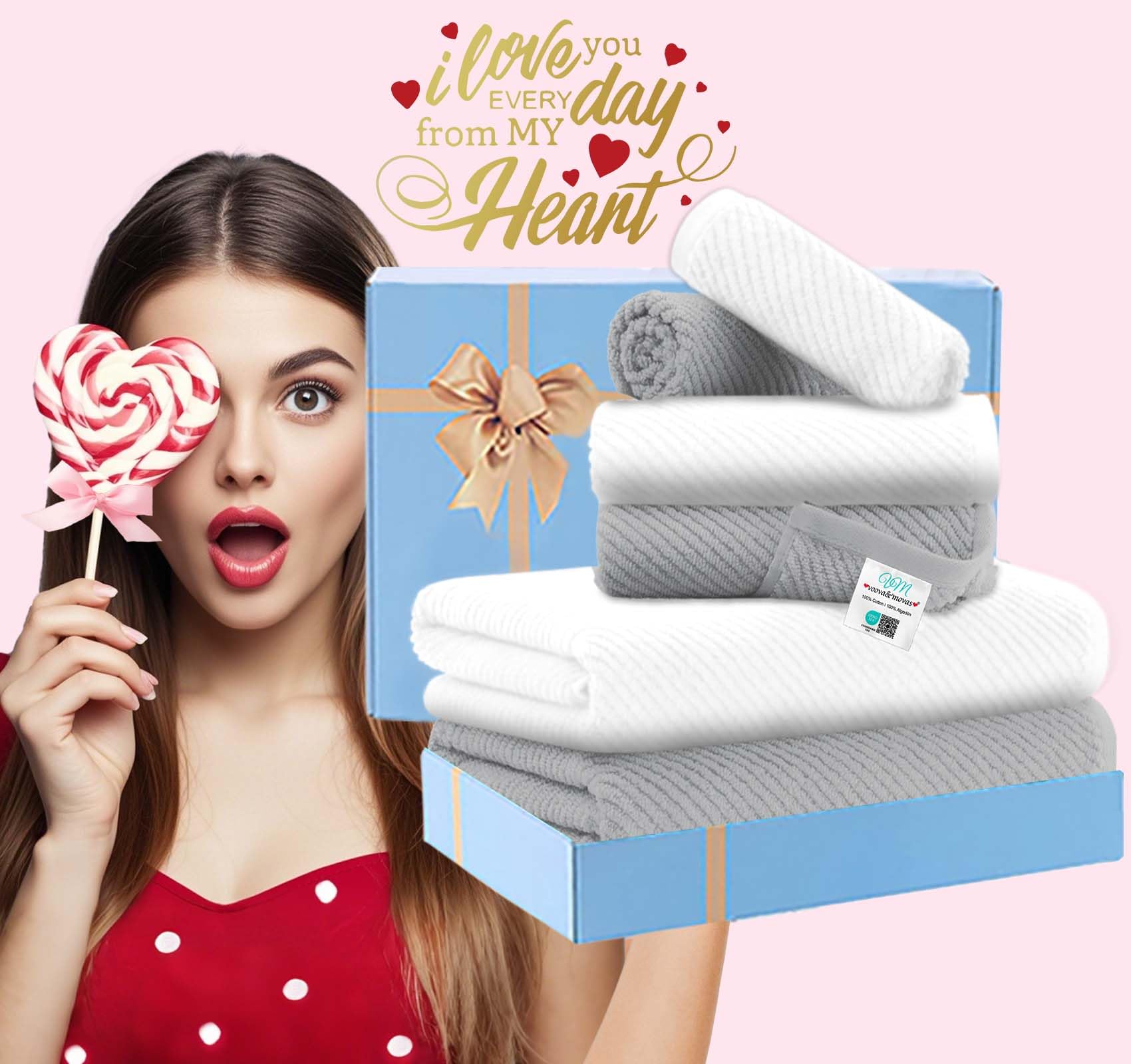 6PC Towel Set (6 Count)
