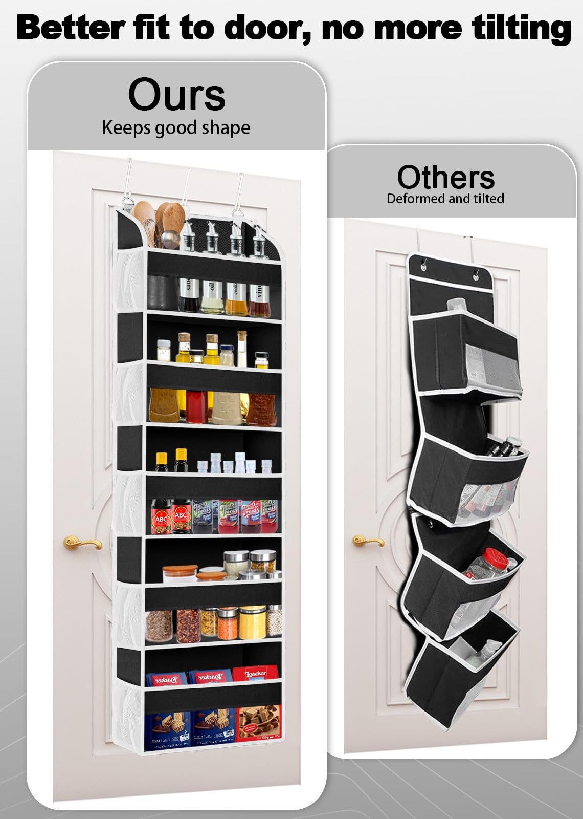 2 Pack Over the Door Storage Organizer (2 Count)
