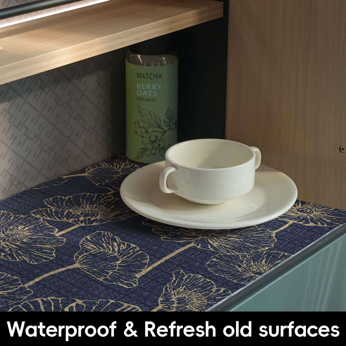 Lotus Drawer Liner for Dresser (12.87 Sq Ft)