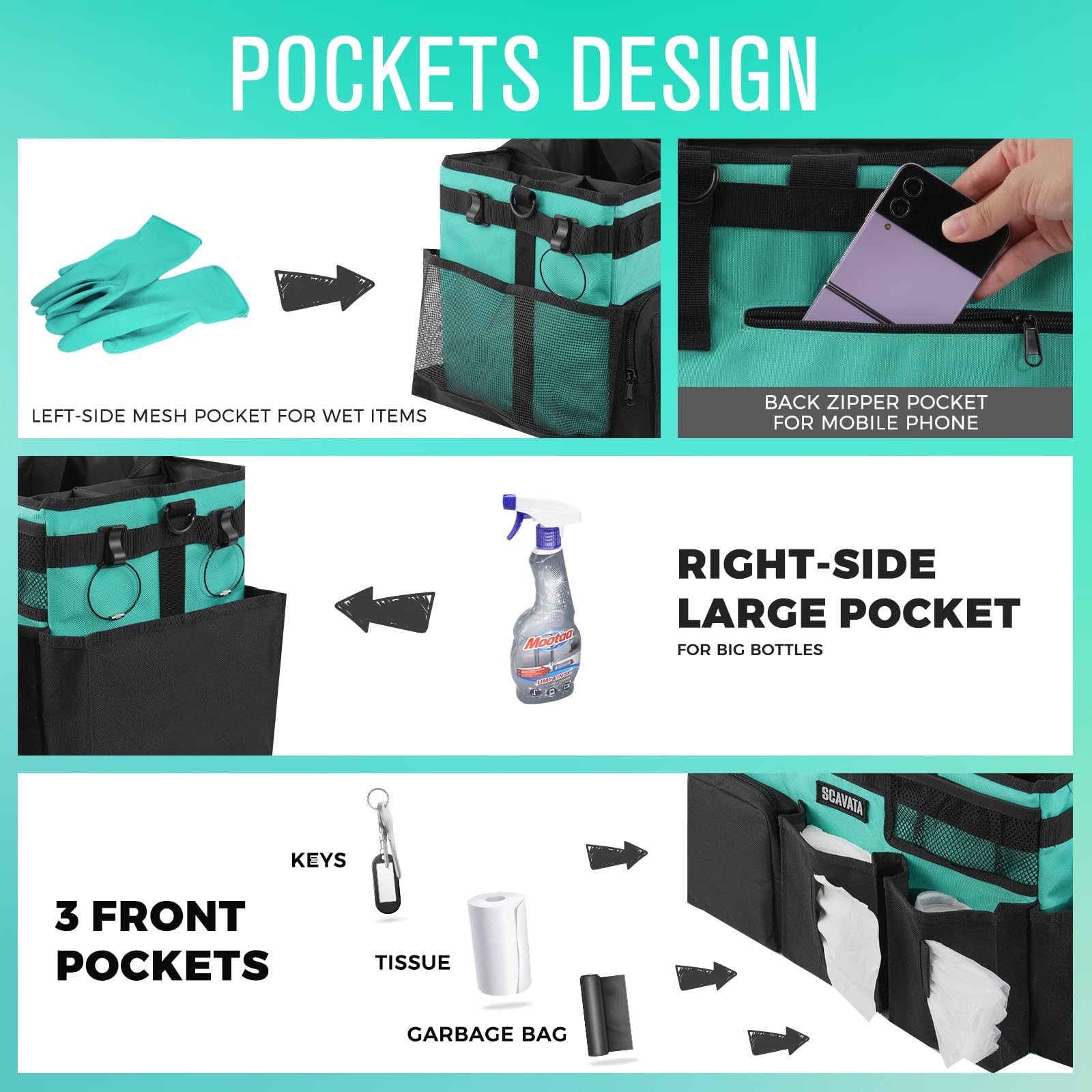 Wearable Cleaning Caddy Bag