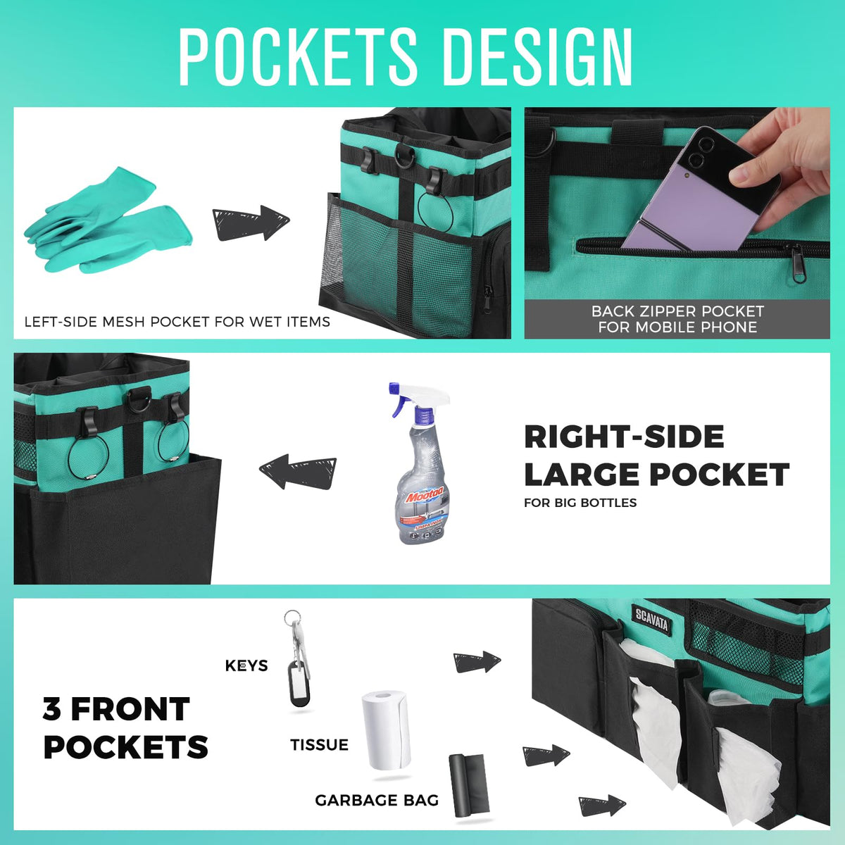 Wearable Cleaning Caddy Bag