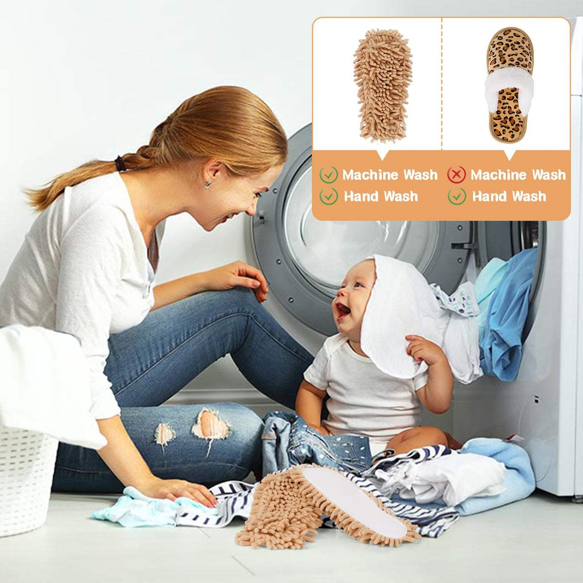 Microfiber Mop Slippers