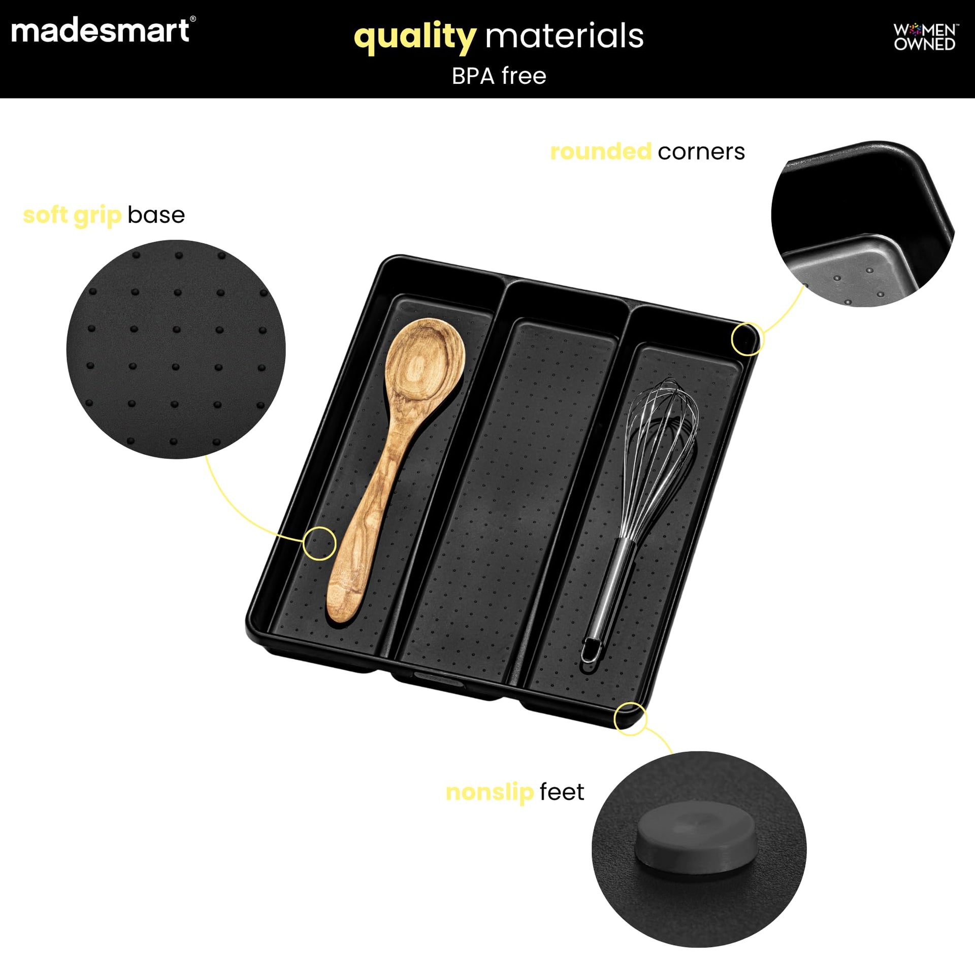 Classic 3 Compartment Utensil Tray