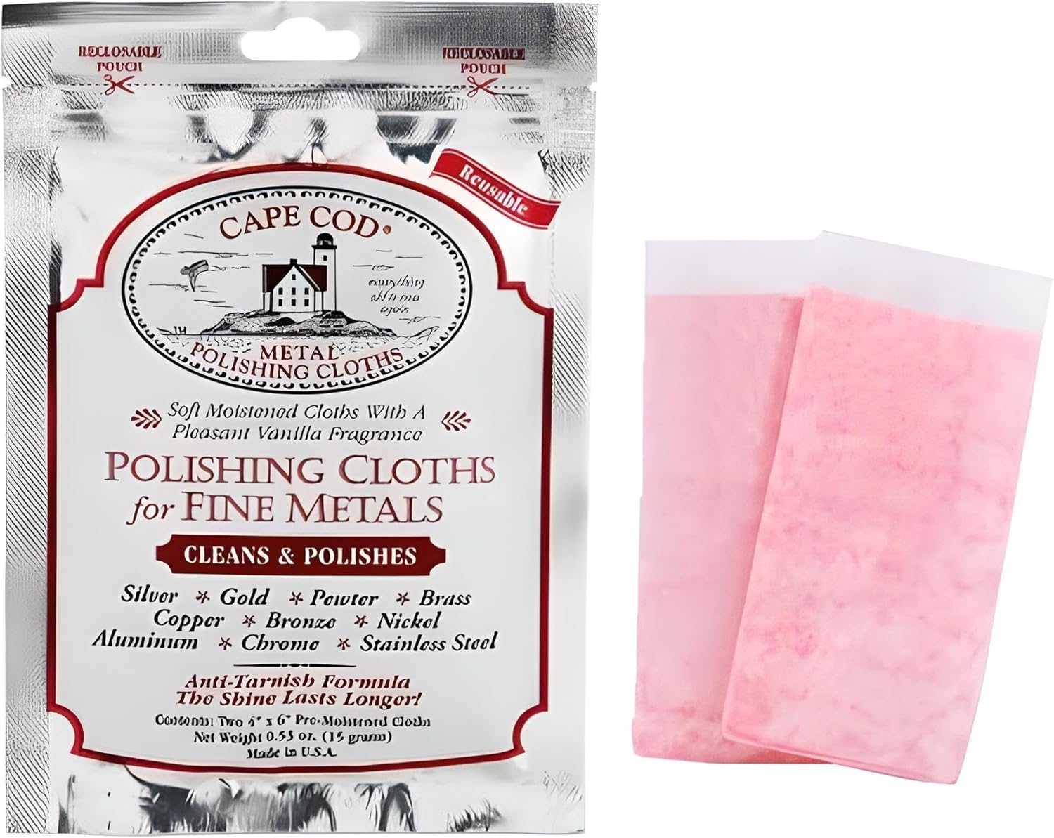 Polishing Cloths for Fine Metals (2 Count)