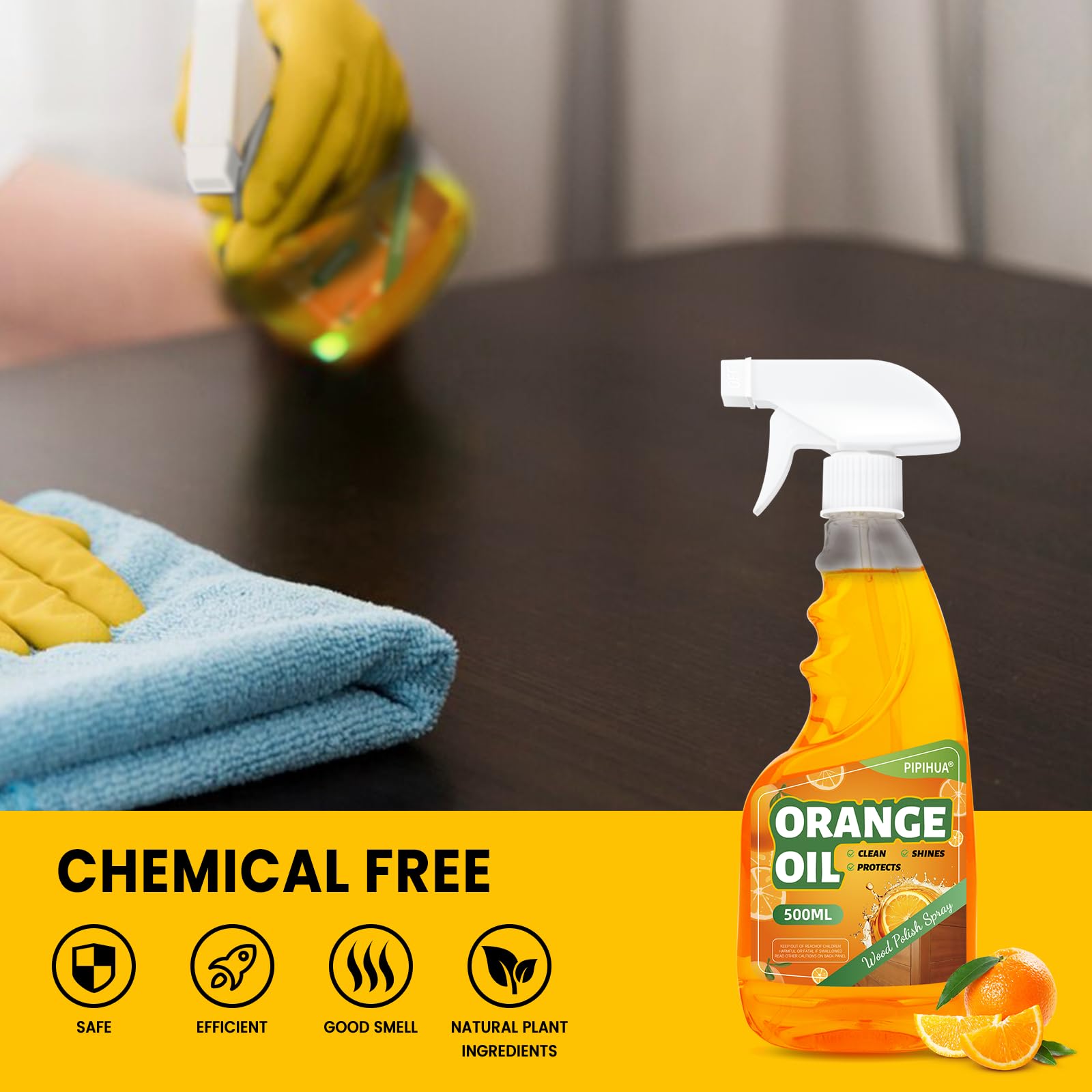 Wood Oil Polish Spray (16.9 Fl Oz)