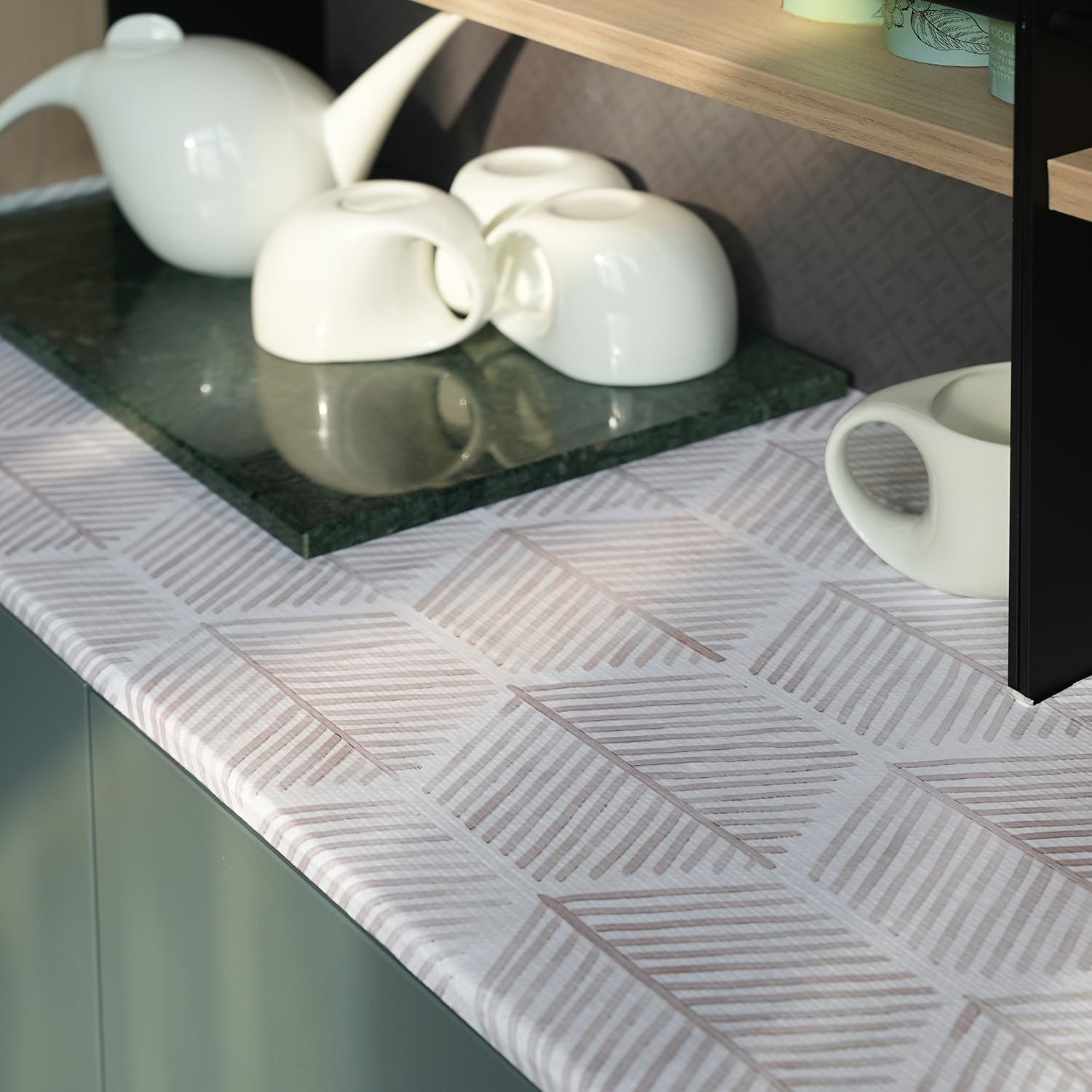 Shelf Liners for Kitchen Cabinets (24 Sq Ft)