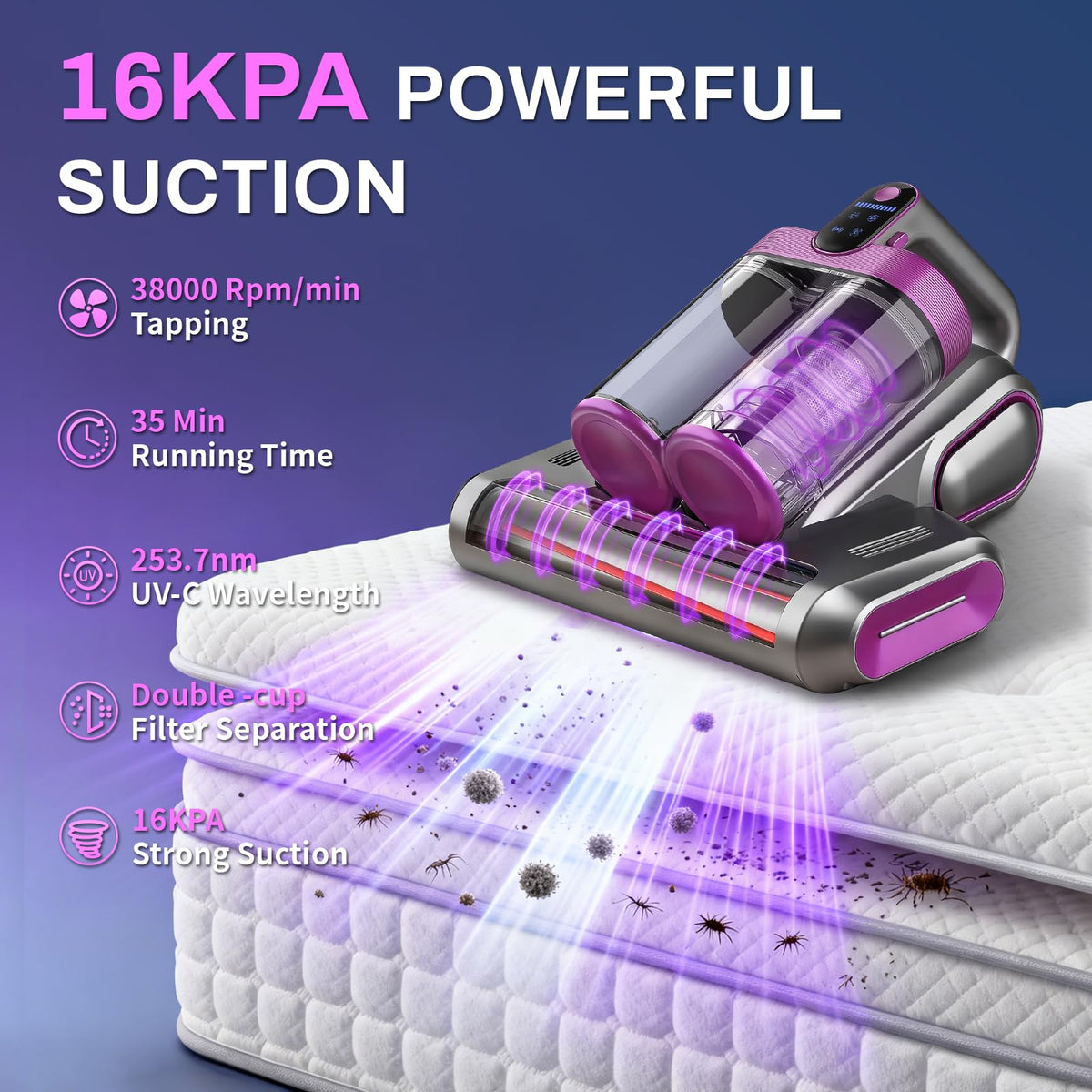 Cordless Mattress Vacuum Cleaner