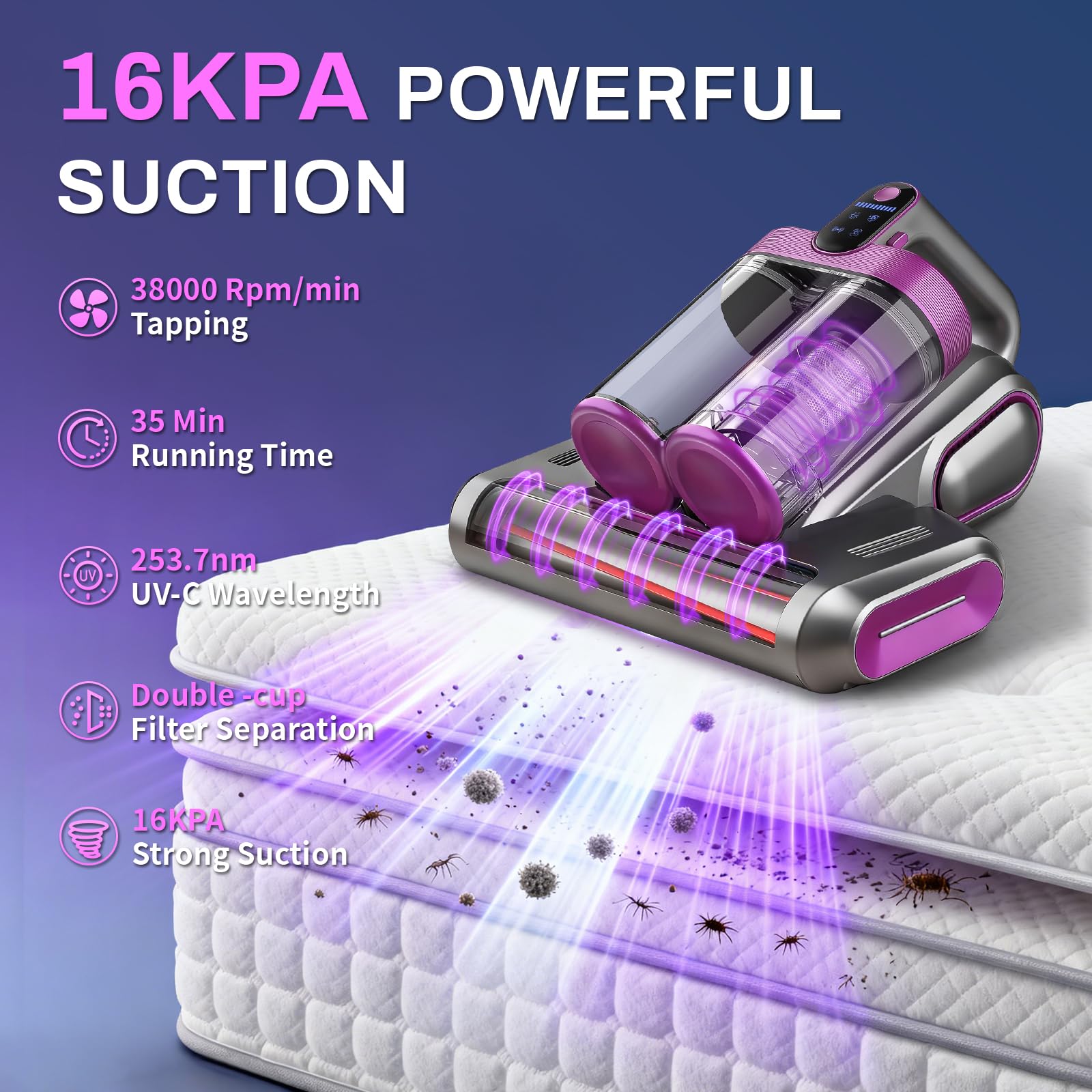 Cordless Mattress Vacuum Cleaner