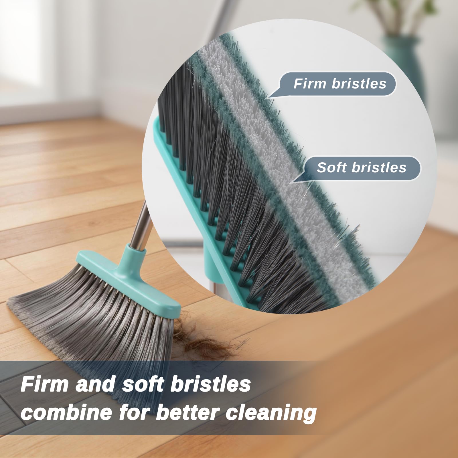 Broom with Dustpan Combo Set
