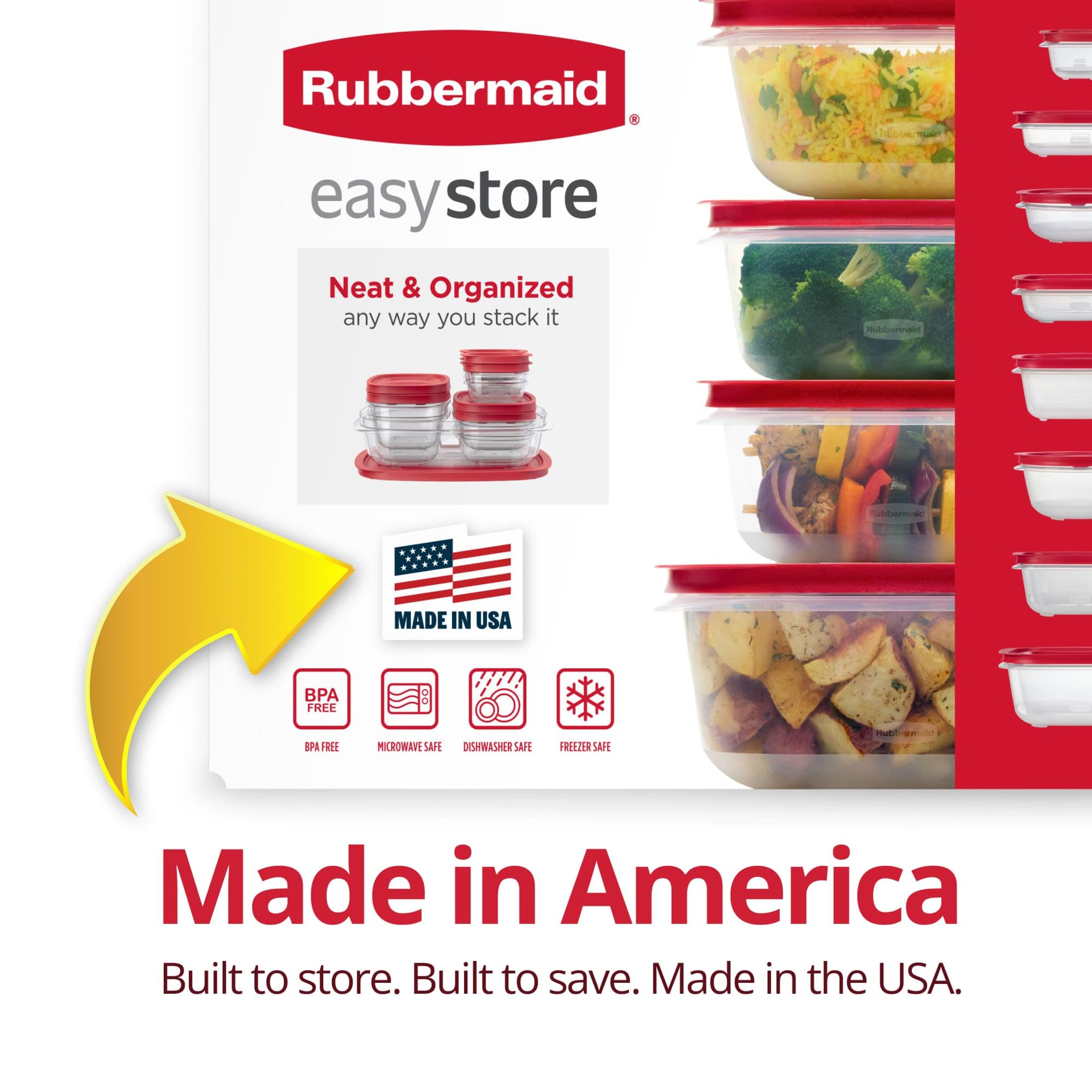 EasyStore Large Containers (18 Count)