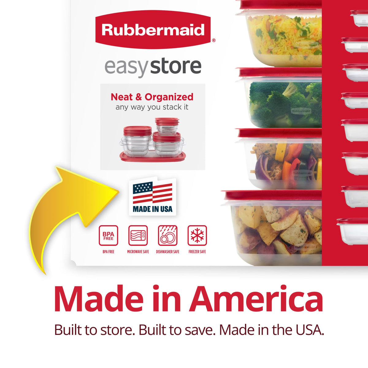 EasyStore Large Containers (18 Count)