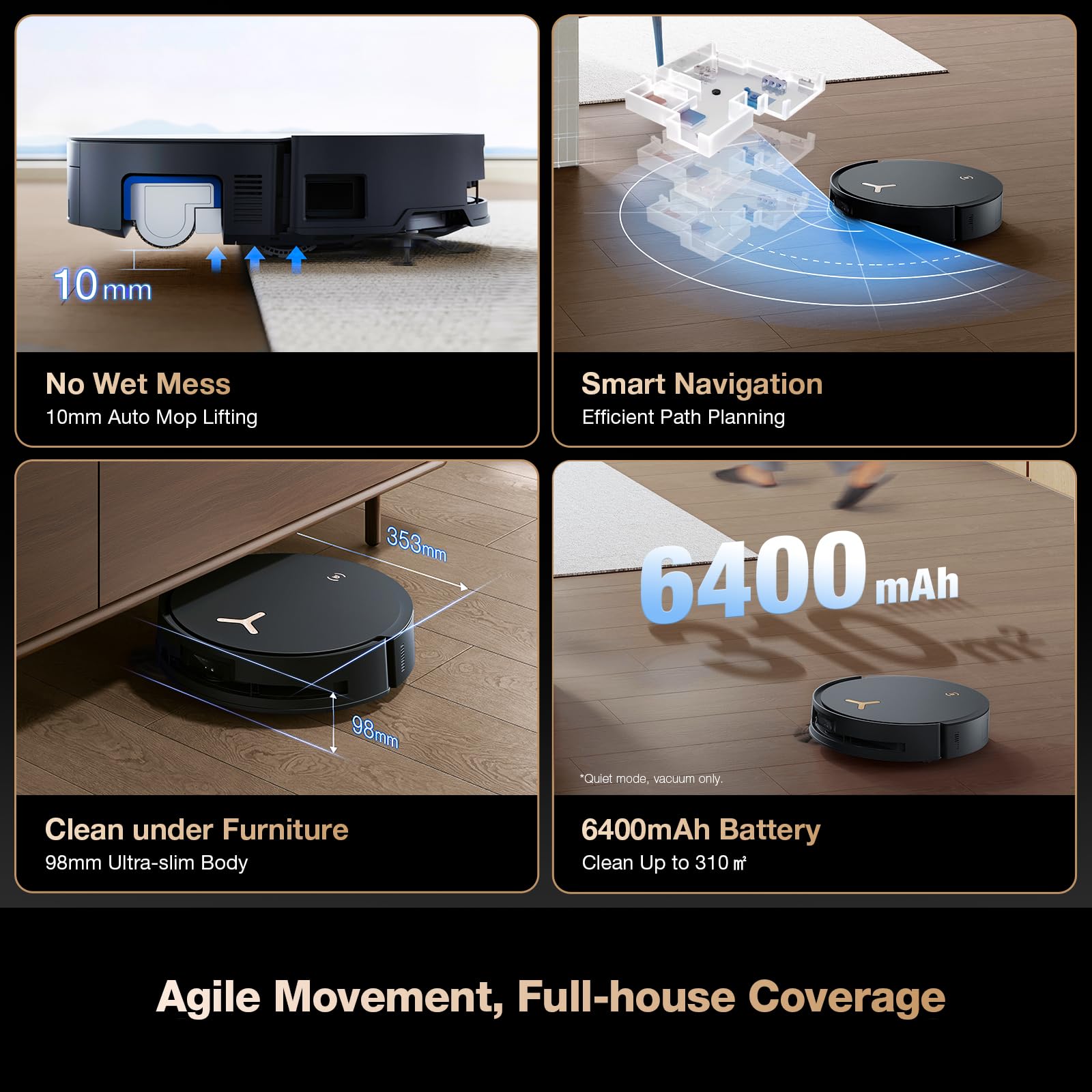 DEEBOT X8 PRO OMNI Robot Vacuum and Mop