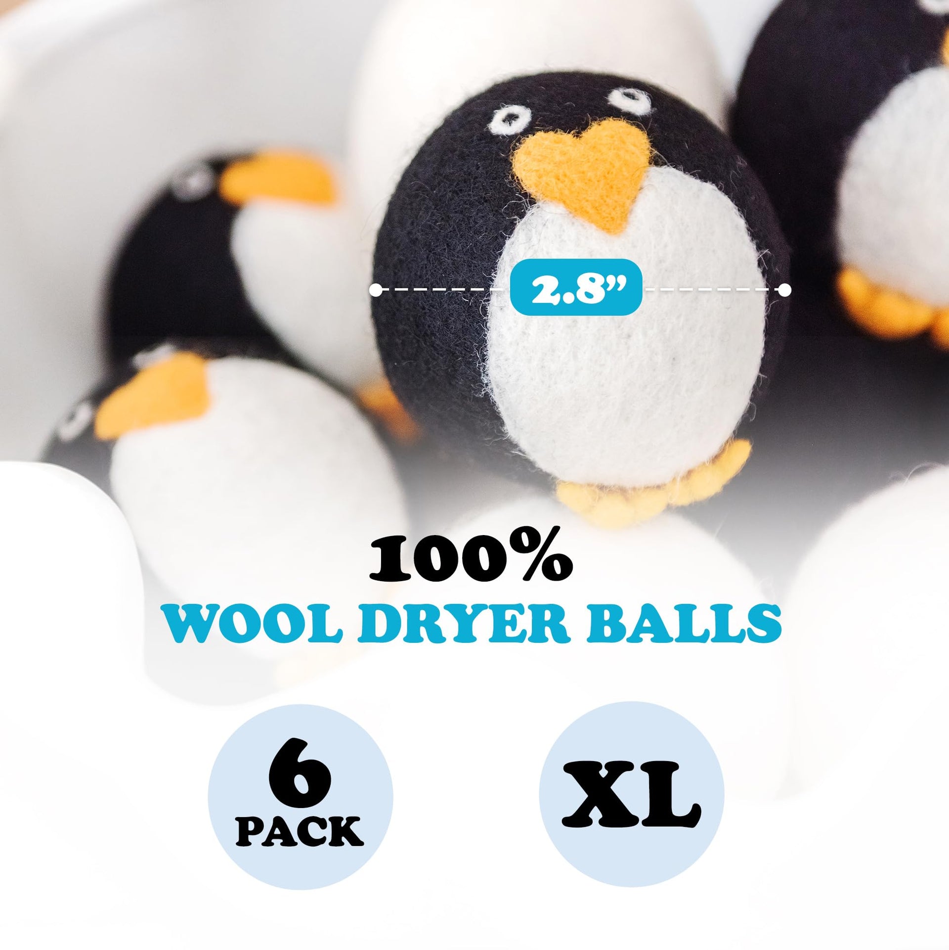 Wool Dryer Balls (6 Count)