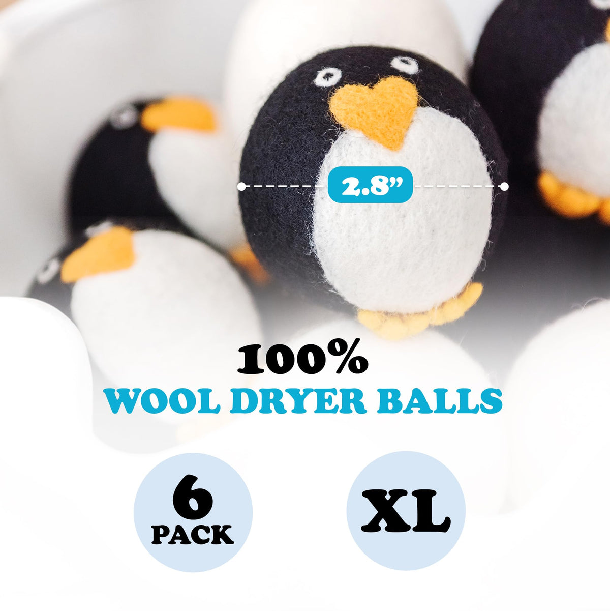 Wool Dryer Balls (6 Count)