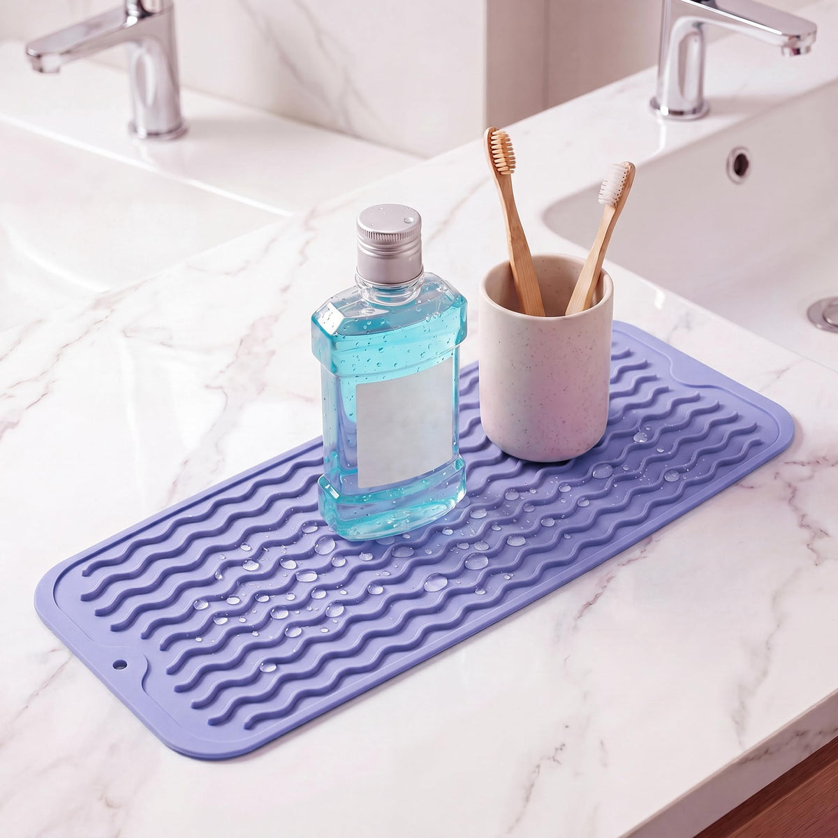 Silicone Dish Drying Mat for Multiple Usage