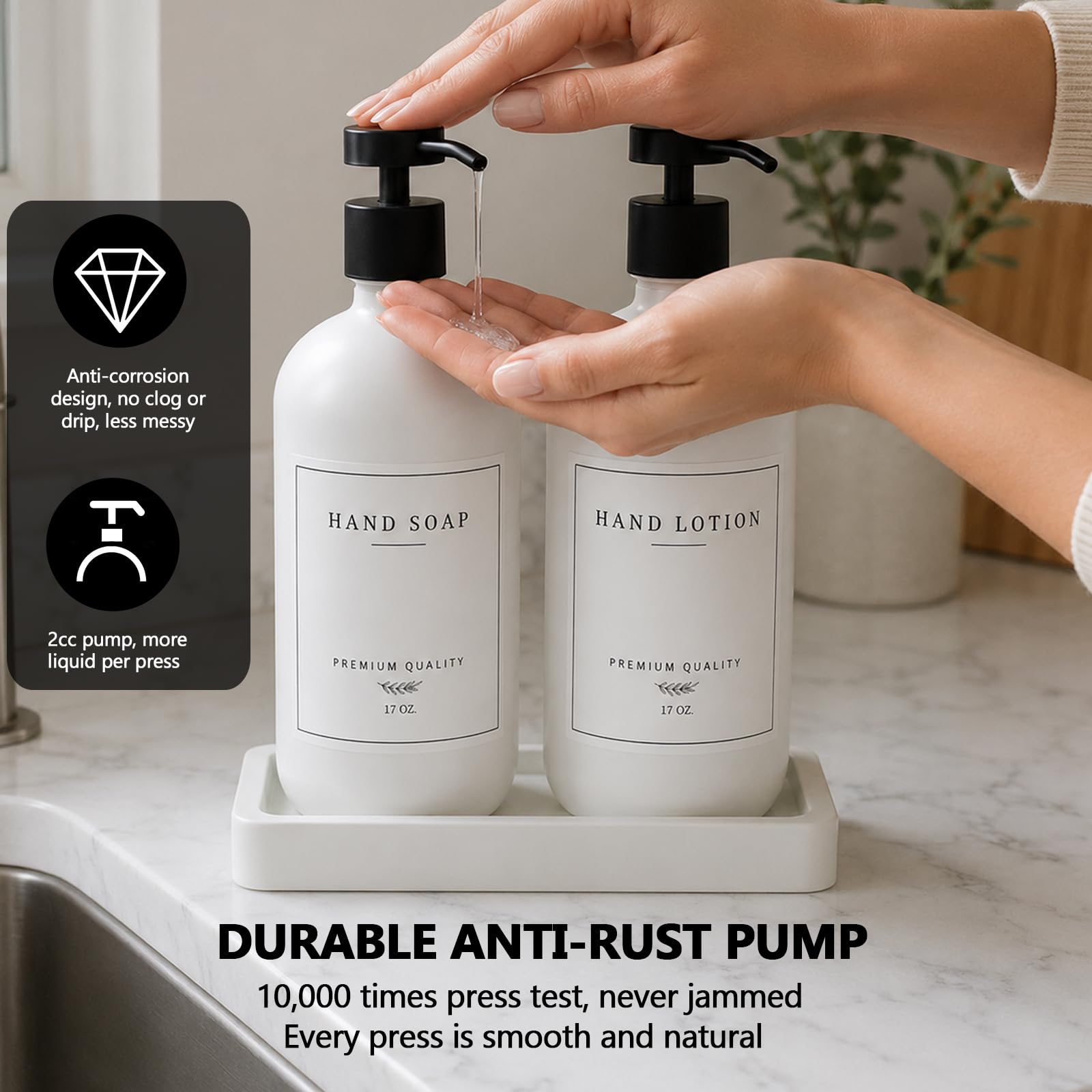Kitchen Soap Dispenser (2 Count)