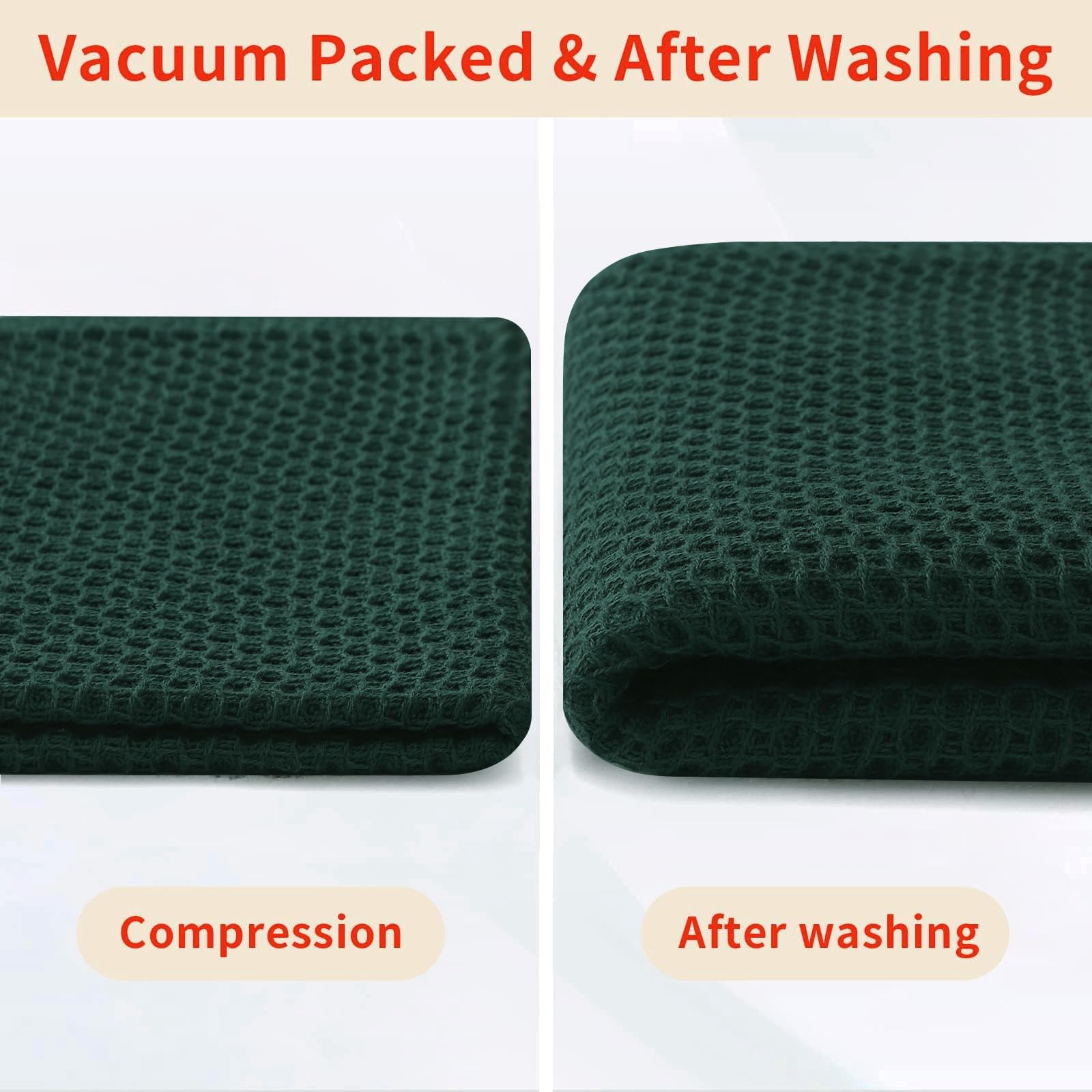 100% Cotton Waffle Weave Kitchen Dish Cloths 18 (18 Count)