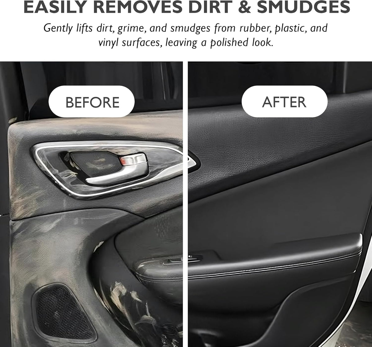 Interior Cleaner Cleans and Shines Rubber, Plastic, and Vinyl | All-Purpose Interior Cleaner for Dashboards, Door Panels, and More | Dries Quickly to a Non-Stick Finish (16 Fl Oz (Pack of 1))