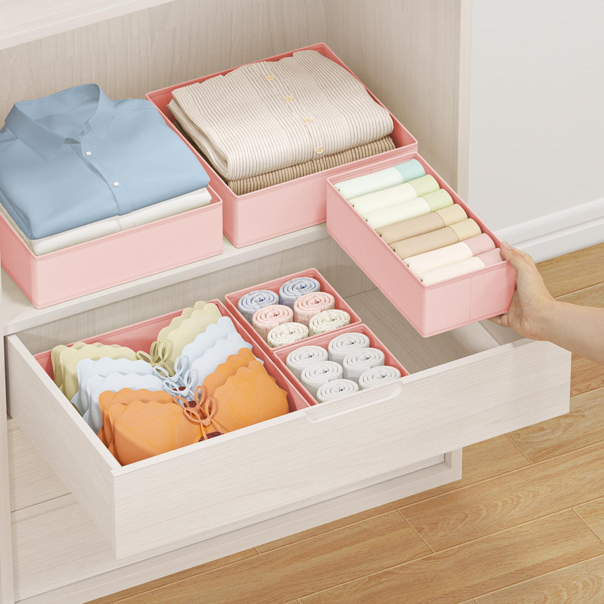 Drawer Organizer Clothes Storage (24 Count)