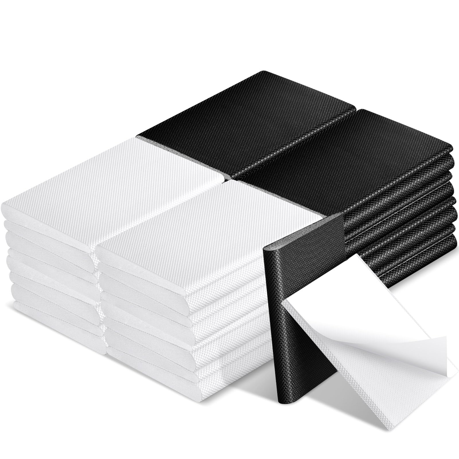 32 Pieces Door Corner Seal Pads Adhesive Weatherstripping (32 Count)